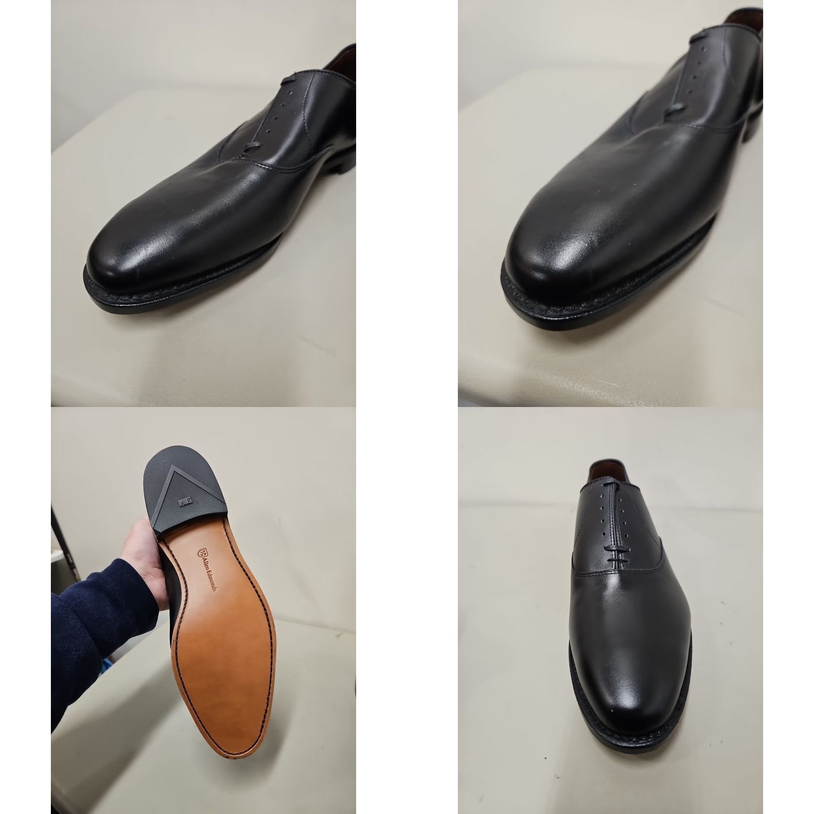 Allen Edmonds Allen Edmonds Carlyle Men's Leather Oxford Dress Shoes 13 D Black Leather USA Vintage: No Size US 13 / EU 46 - 8 Thumbnail