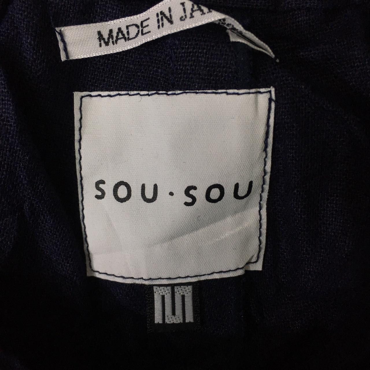 Vintage Vtg SOU SOU Made In JAPAN Pure Indigo Wool Pant Size US 28 / EU 44 - 3 Thumbnail