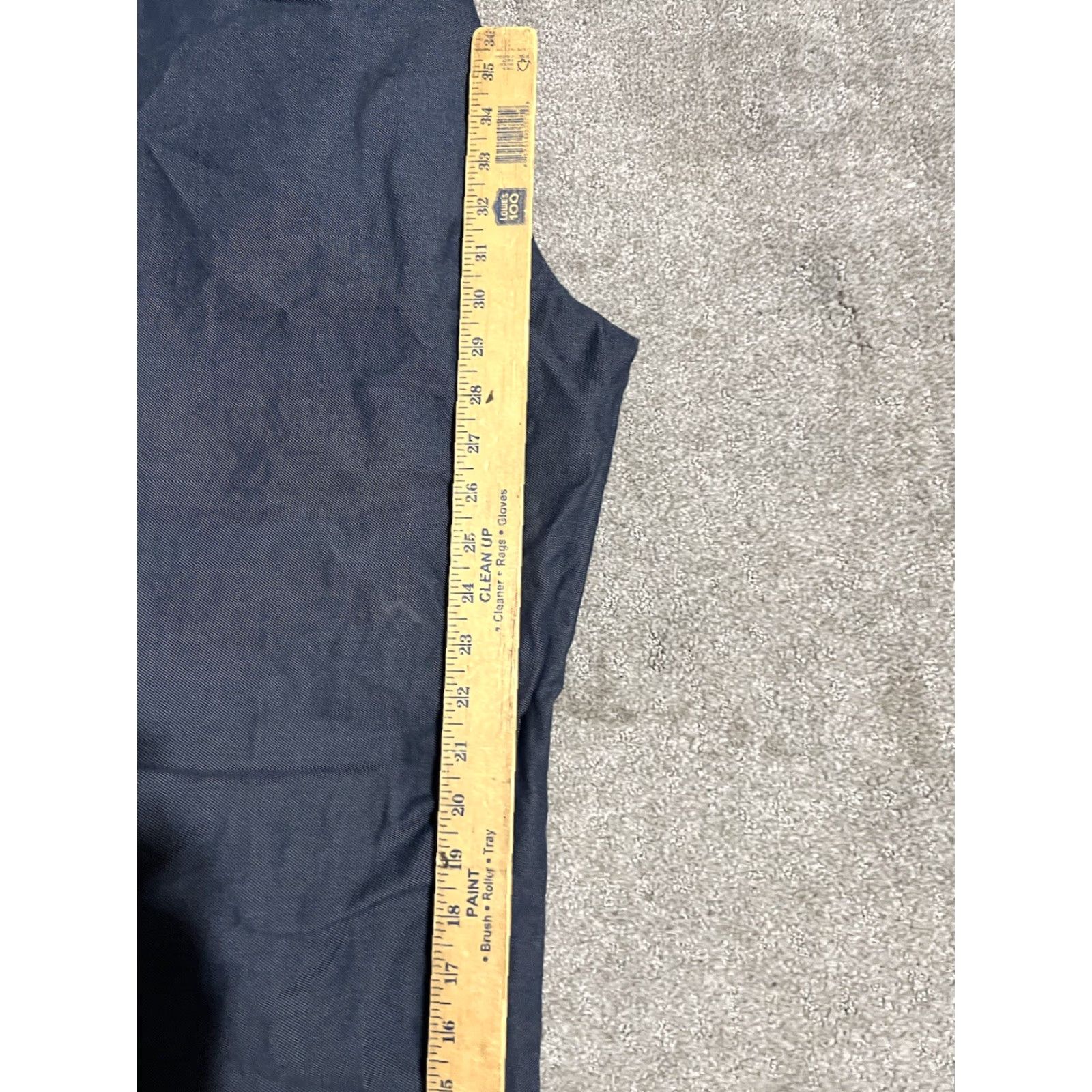Banana Republic VINTAGE Banana Republic Kentfield Pant Straight Fit Dress Chino Sz 34x30 Blue Solid Size US 34 / EU 50 - 6 Thumbnail