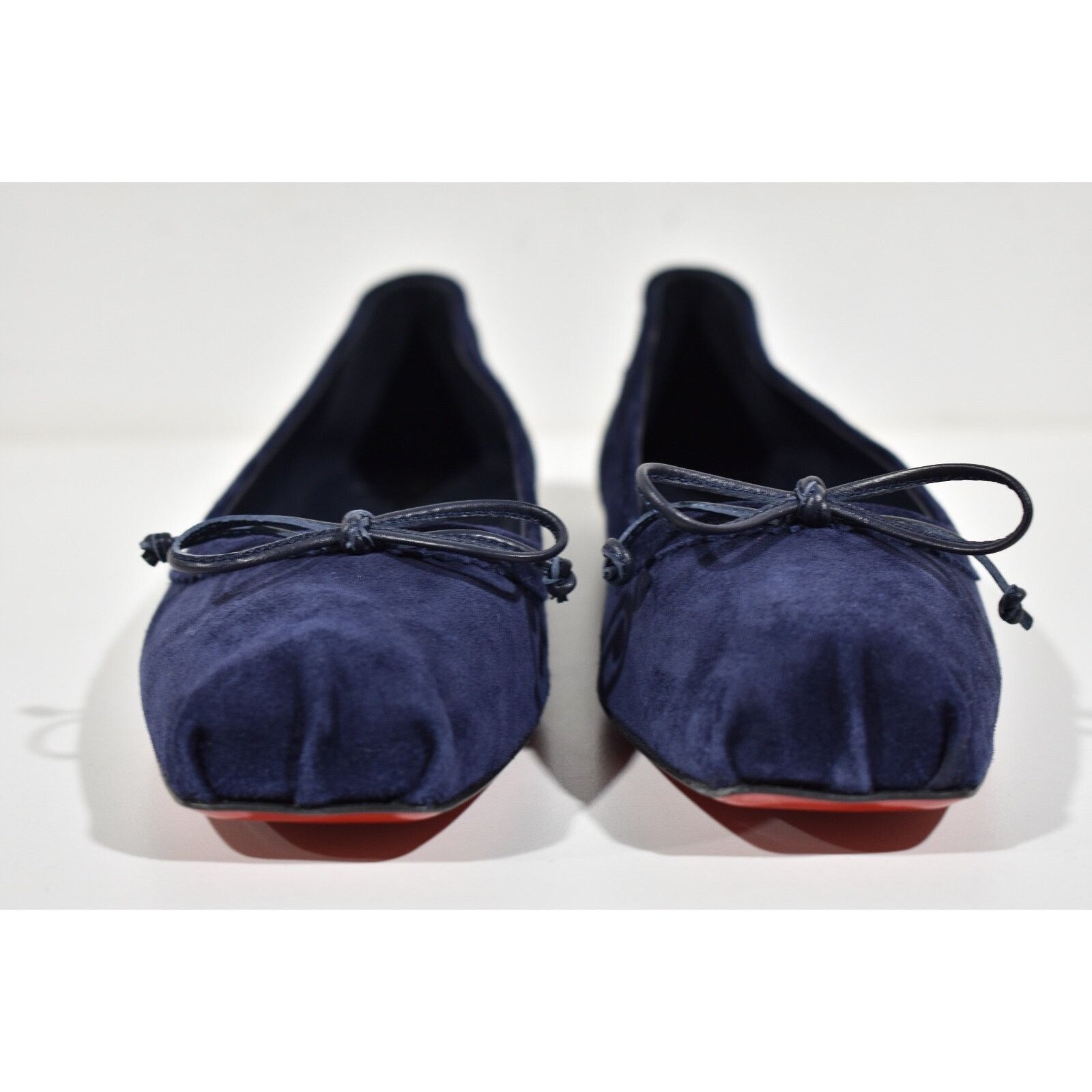 Christian Louboutin Christian Louboutin Mamadrague Flat Ink Blue Suede Size US 9.5 / IT 39.5 - 5 Thumbnail