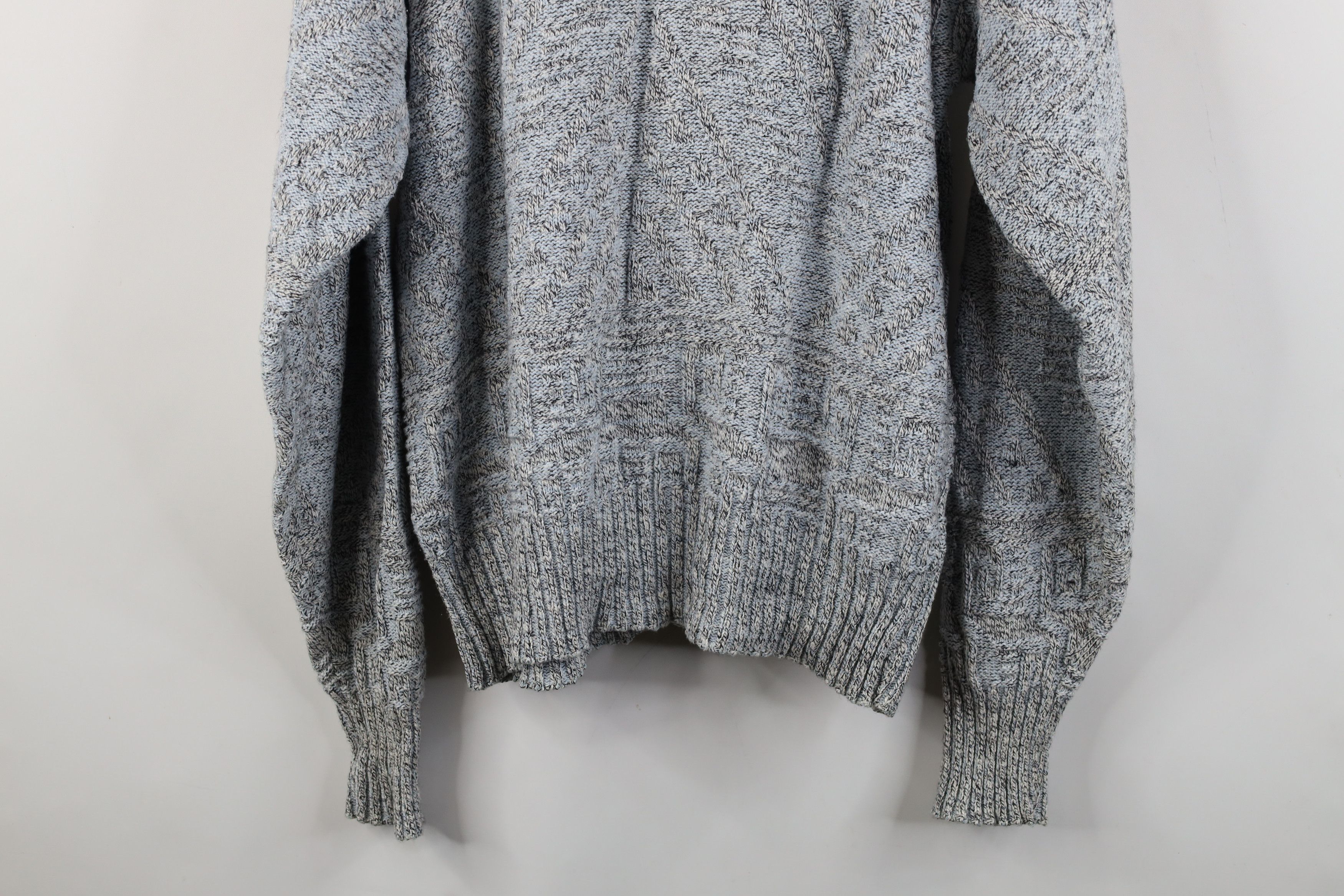 Vintage Vintage 90s Streetwear Geometric Knit Cardigan Sweater USA Size US L / EU 52-54 / 3 - 12 Thumbnail