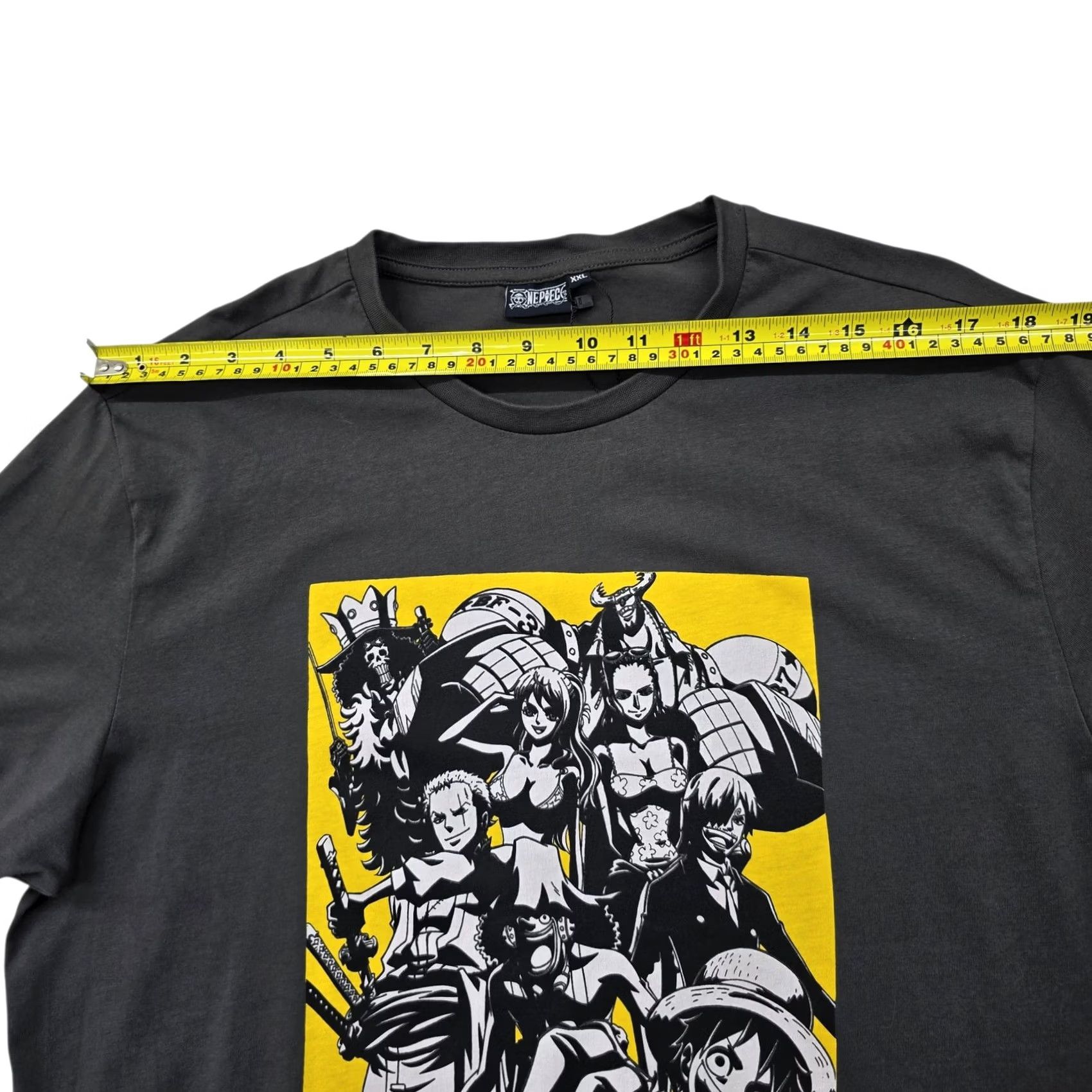 Vintage Piombo One Piece Anime Black XXL T-Shirt Italy Cotton Blend Size US XXL / EU 58 / 5 - 5 Thumbnail
