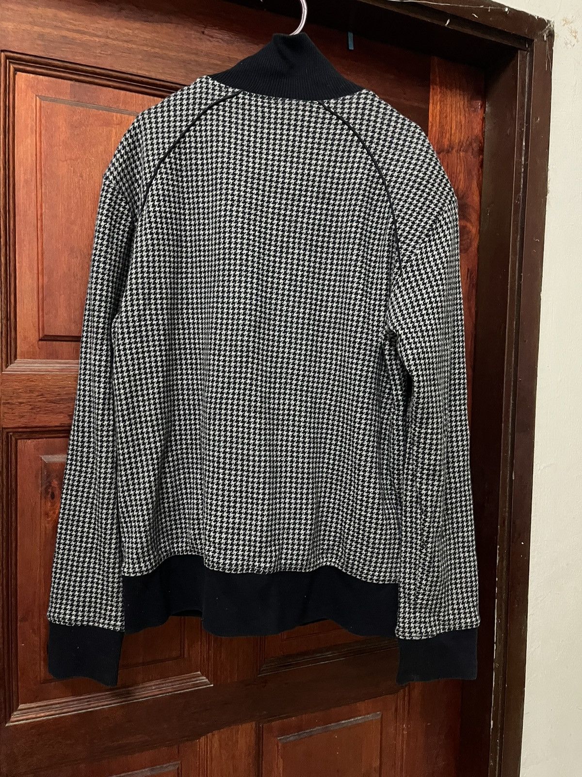 Burberry BURBERRY BLACK LABEL REVERSIBLE HOUNDSTOOTH TRACK JACKET Size US M / EU 48-50 / 2 - 2 Thumbnail