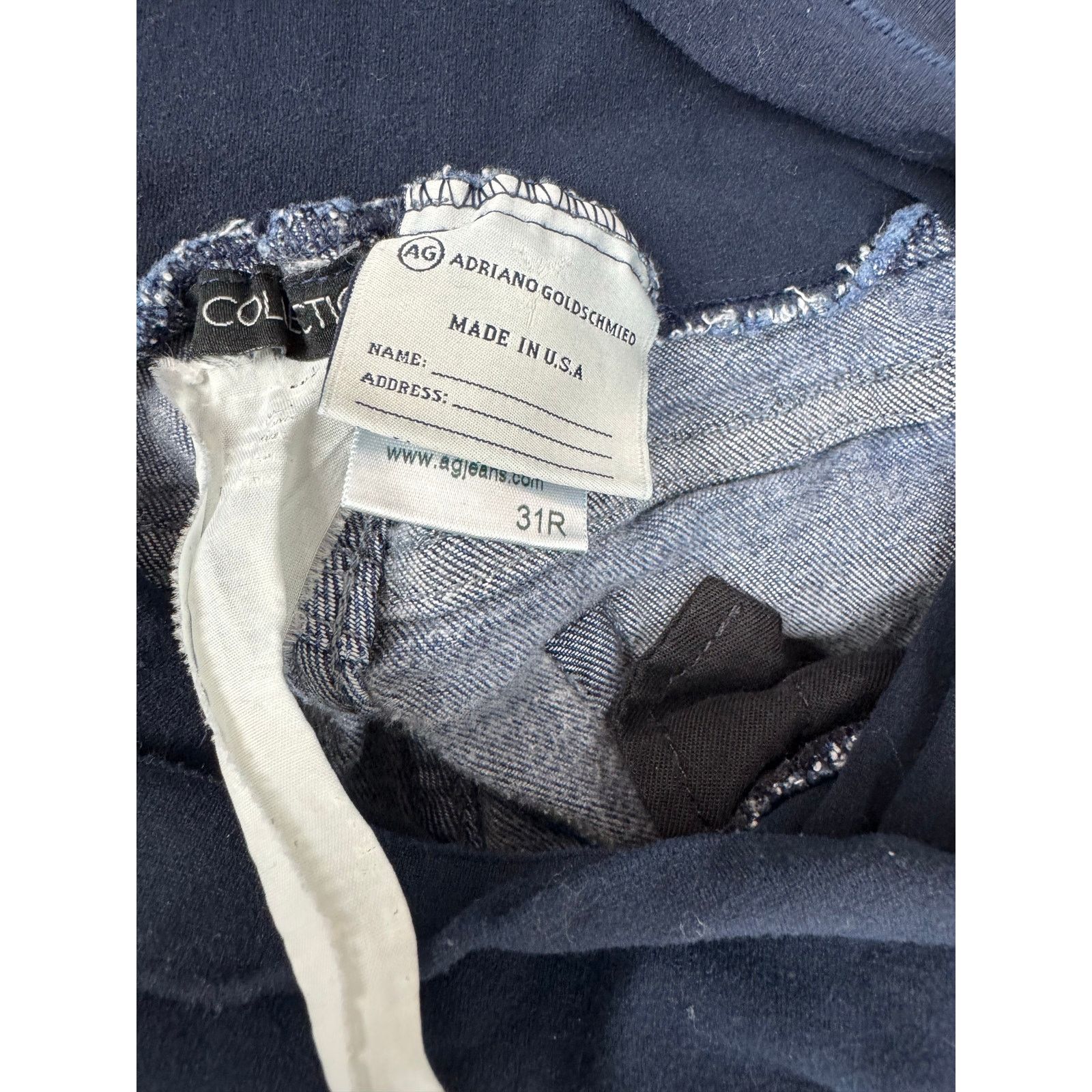 AG Adriano Goldschmied Adriano Goldschmied Maternity Jeans Skinny Full Panel 31 R Size 31" - 7 Thumbnail