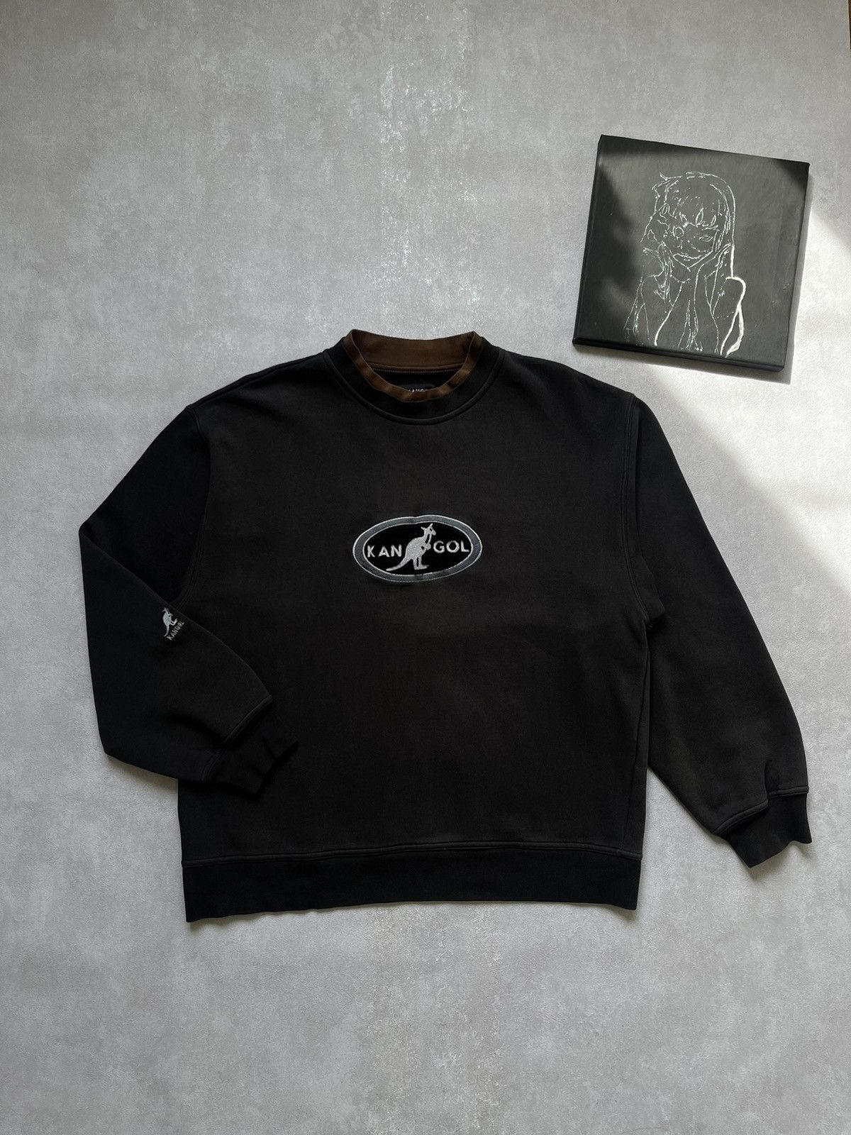 Kangol × Vintage Vintage Kangol Sweatshirt Big Logo Size US M / EU 48-50 / 2 - 1 Thumbnail