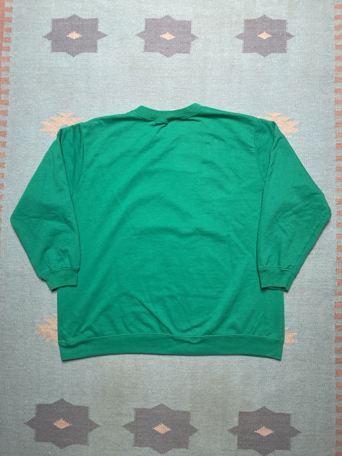 Vintage 90s sweatshirt seasons greetings Christmas cat kitty cute XL Size US XL / EU 56 / 4 - 4 Thumbnail