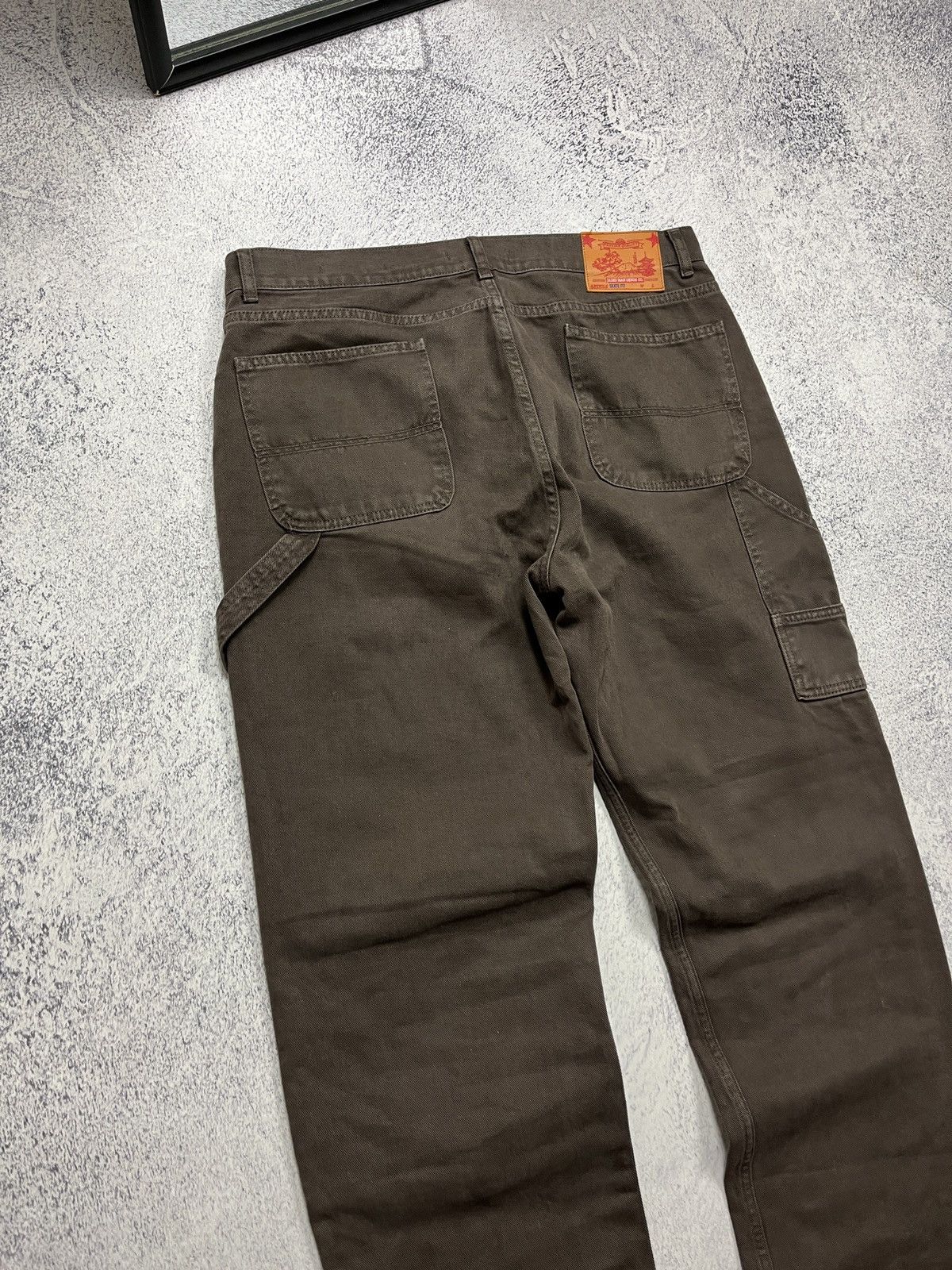 Jaded London Jaded London Skate Fit Double Knee Y2k Denim Jeans Brown Size US 34 / EU 50 - 15 Thumbnail