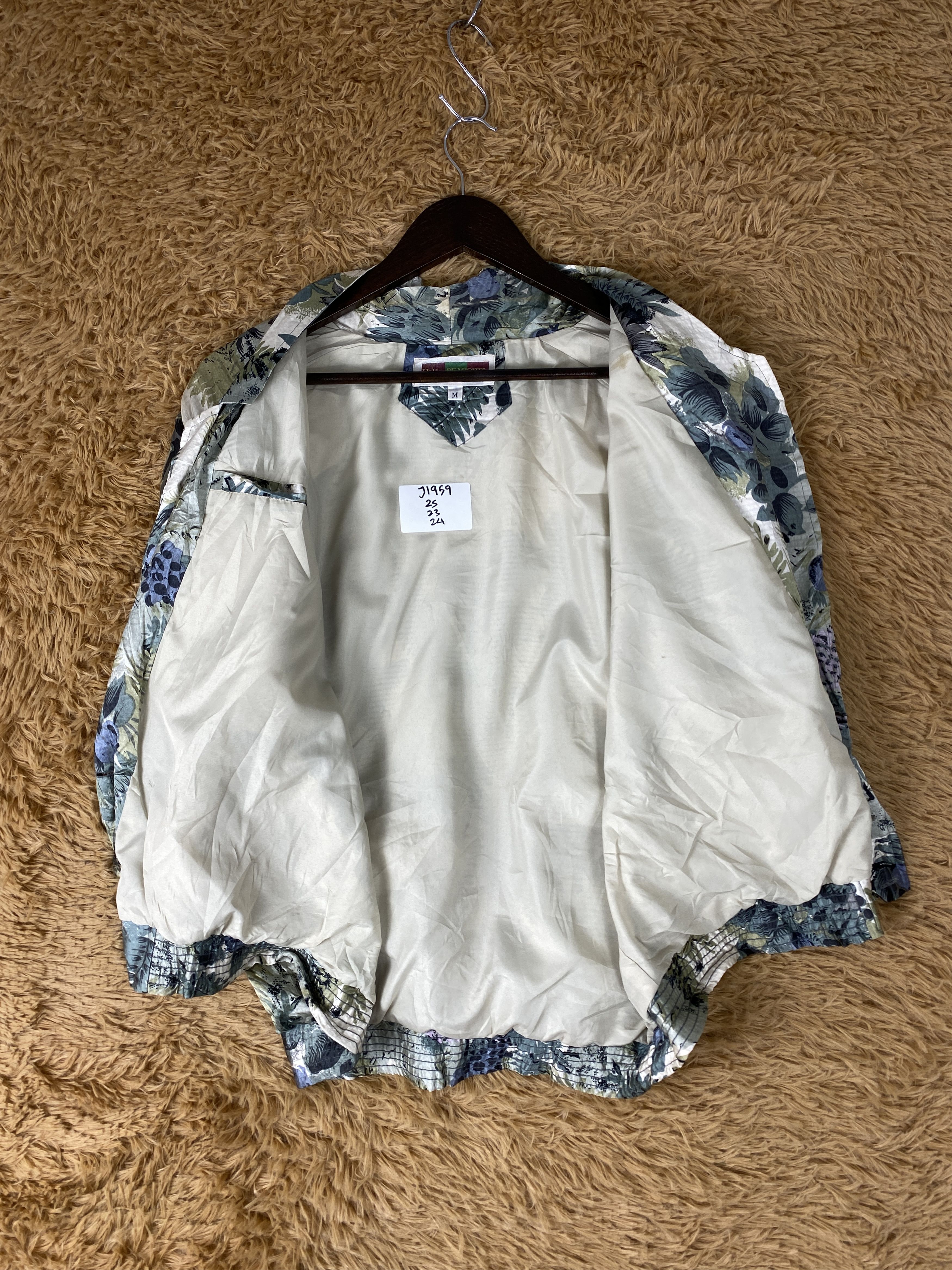 Japanese Brand Vintage Helene De Michel Floral Art Design Jacket J1959 Size US M / EU 48-50 / 2 - 6 Thumbnail