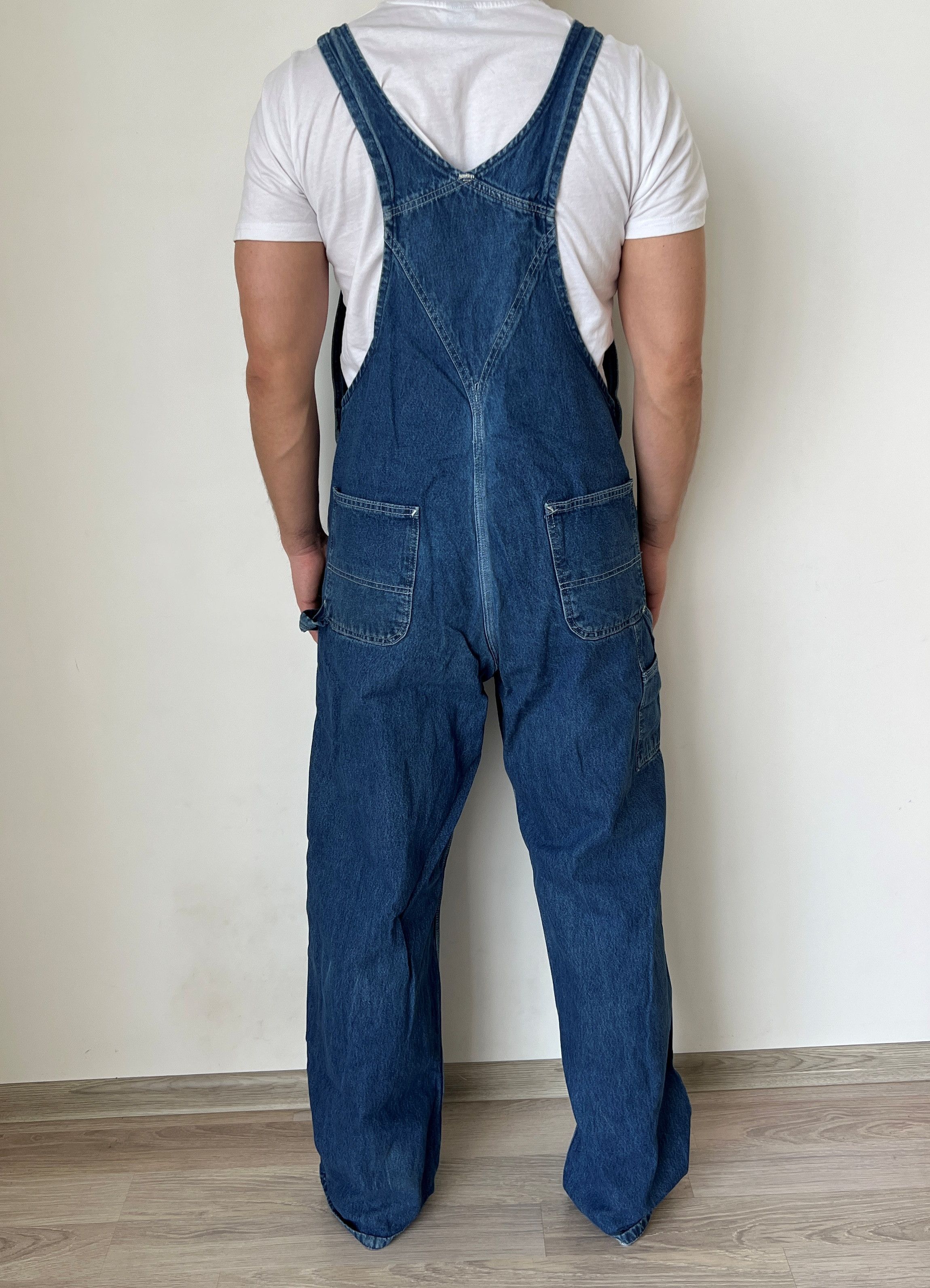 Carhartt VINTAGE CARHARTT BIB OVERALL WORK DENIM PANTS 38x32 Size US 38 / EU 54 - 4 Thumbnail