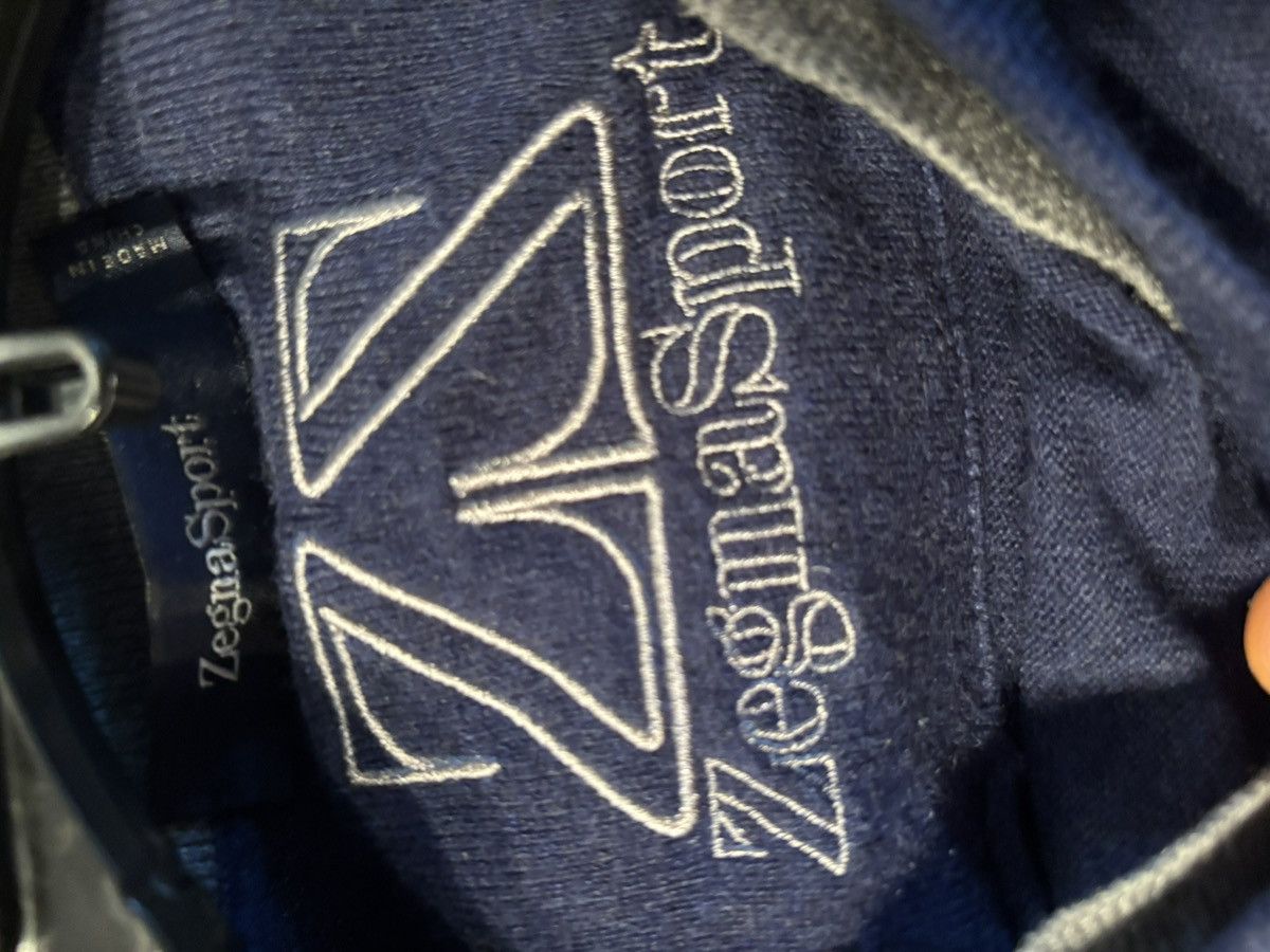 Ermenegildo Zegna Zegna Sport Blue Large Long Sleeve Size US L / EU 52-54 / 3 - 3 Thumbnail