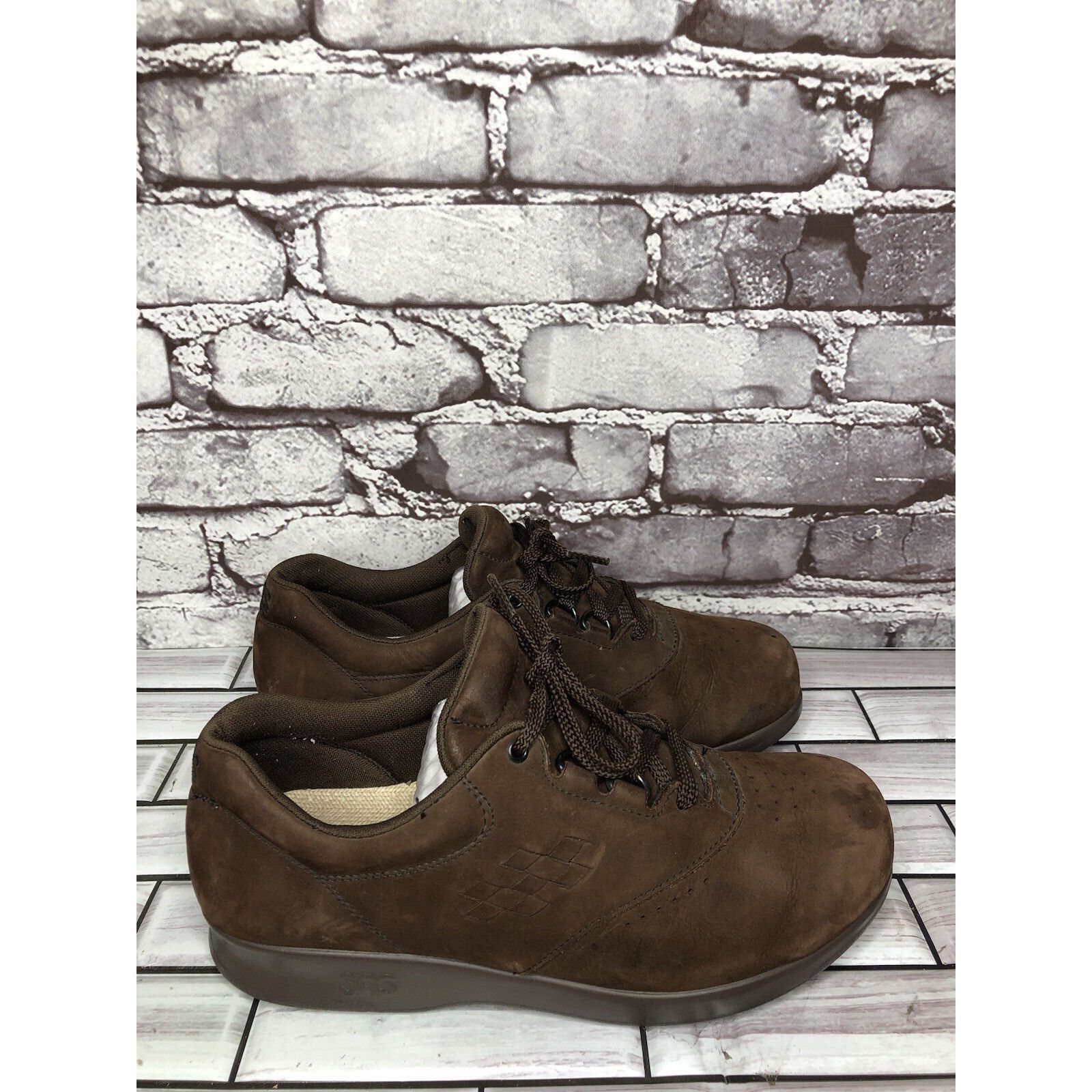 Other SAS Tripad Free Time Brown Suede Walking Lace Up Shoes Women Size US 7 / IT 37 - 17 Thumbnail