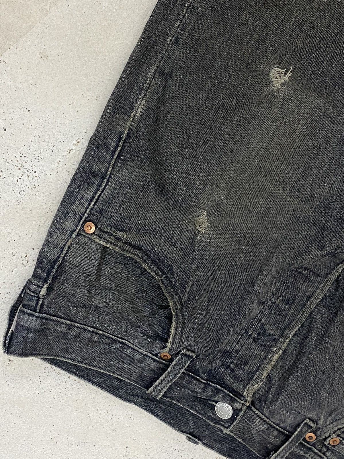 Japanese Brand × Levi's Vintage Levis 508 93' Big E 3496 Button Fly Distressed Jean Size US 32 / EU 48 - 11 Thumbnail