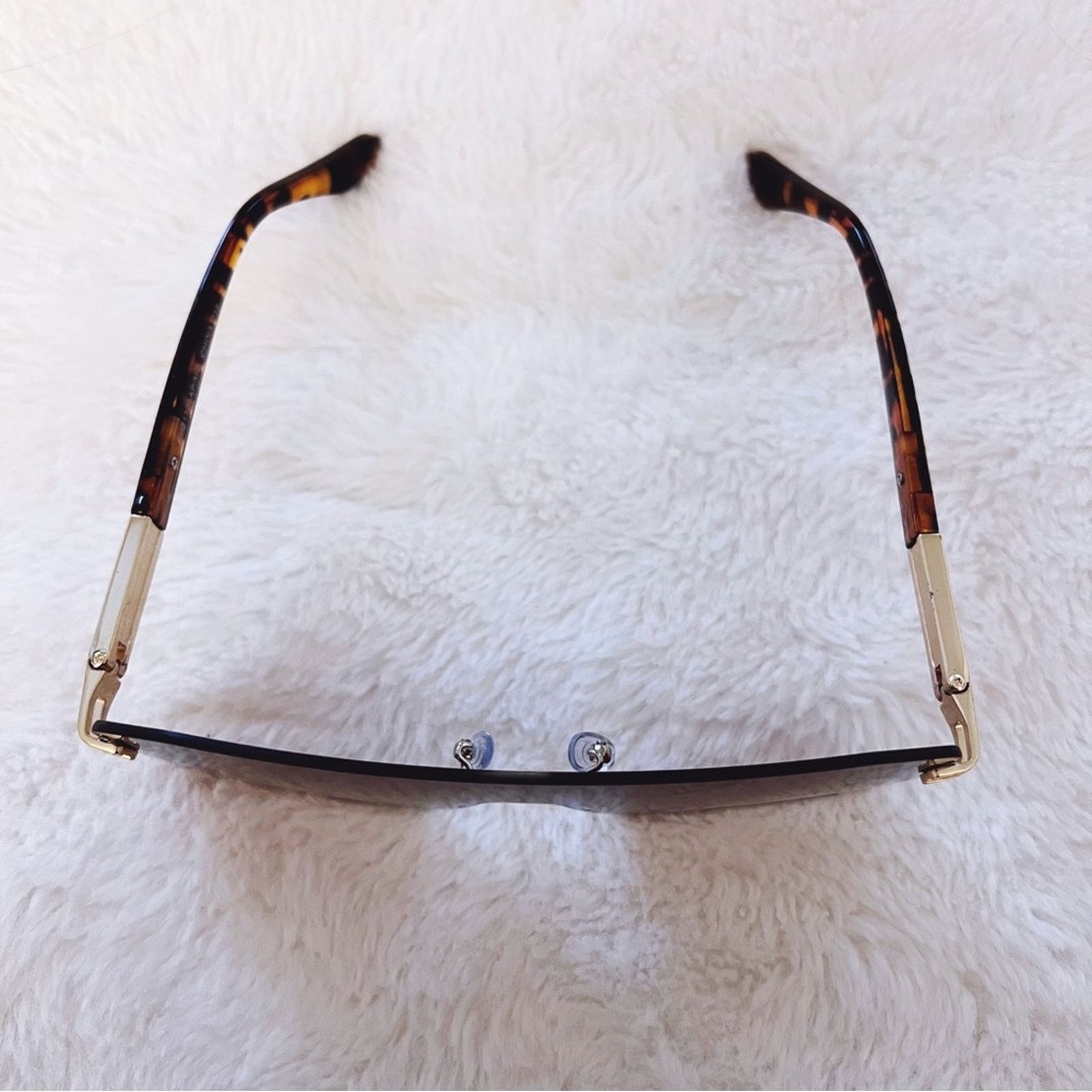 Other Sadie Brown Oversized Rimless Flat-Top Sunglasses Size ONE SIZE - 5 Thumbnail