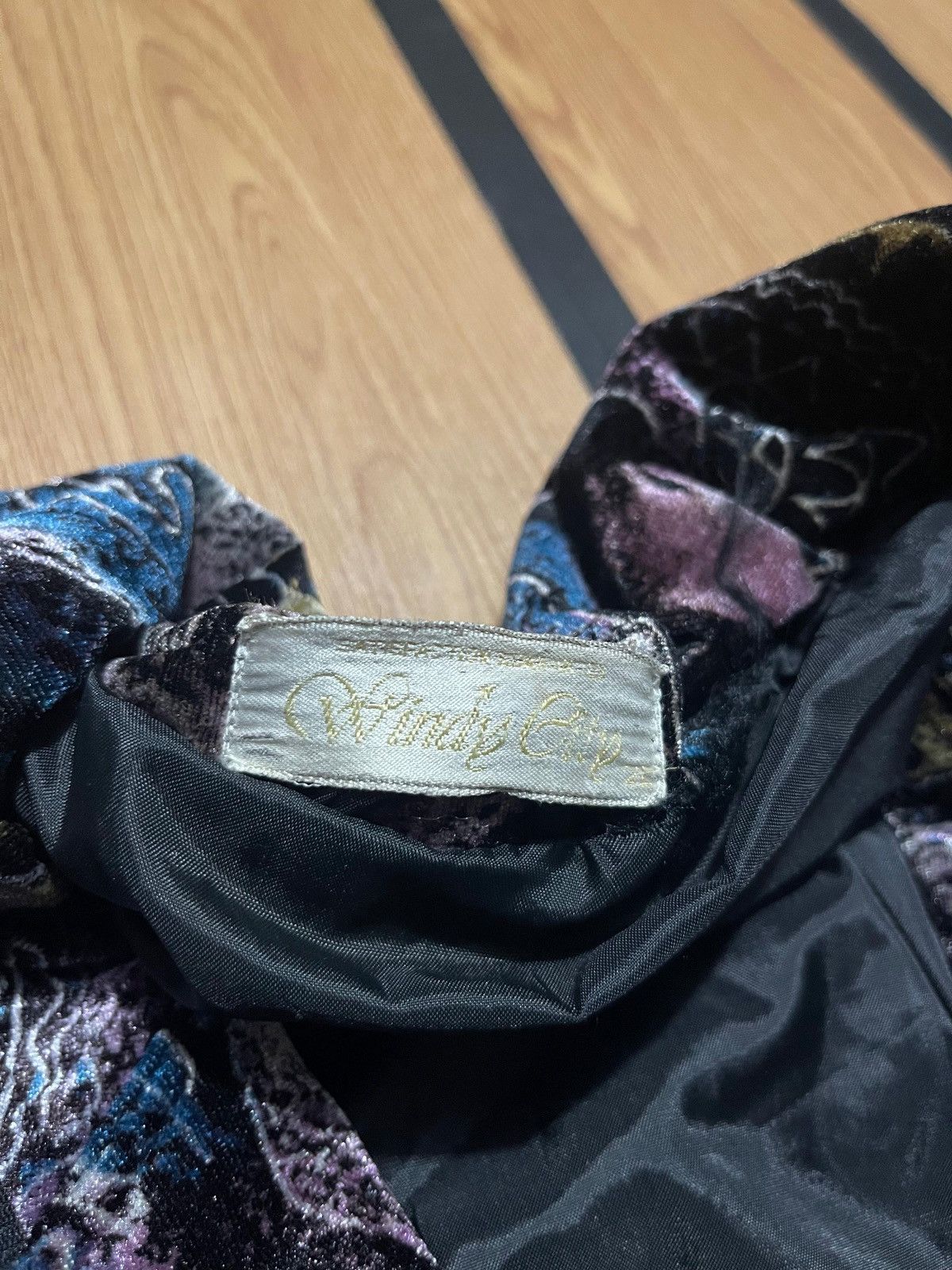Japanese Brand × Le Grande Bleu (L.G.B.) vintage y2k Windy ziip bomber jacket velvet full print Size US XL / EU 56 / 4 - 9 Thumbnail