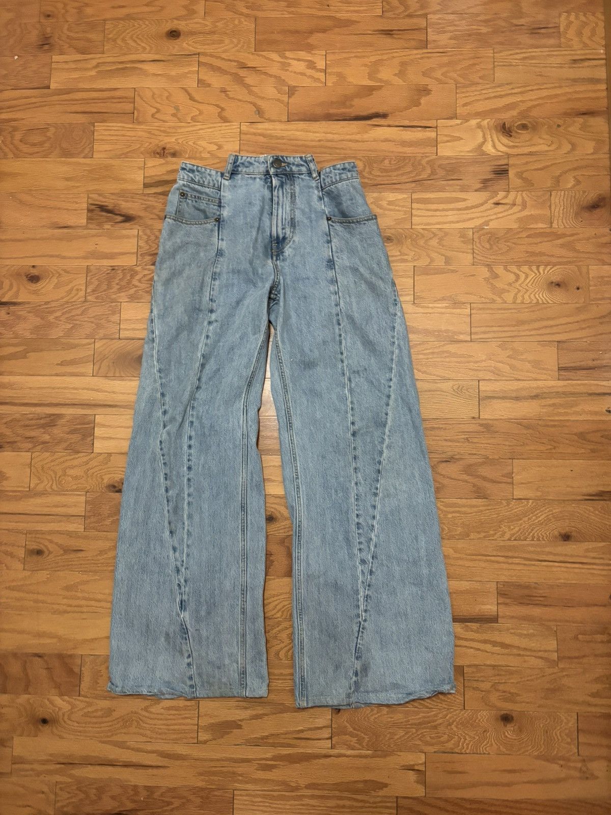 Maison Margiela Maison Margiela Avant Garde five pocket wide leg flare jeans Size US 29 - 3 Thumbnail