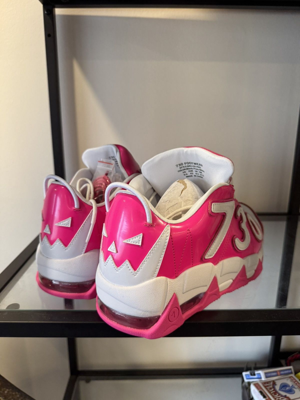 Asspizza Azzpizza 730 Baller Pro Footwear Sneakers Pink White Rare Size US 9.5 / EU 42-43 - 3 Thumbnail