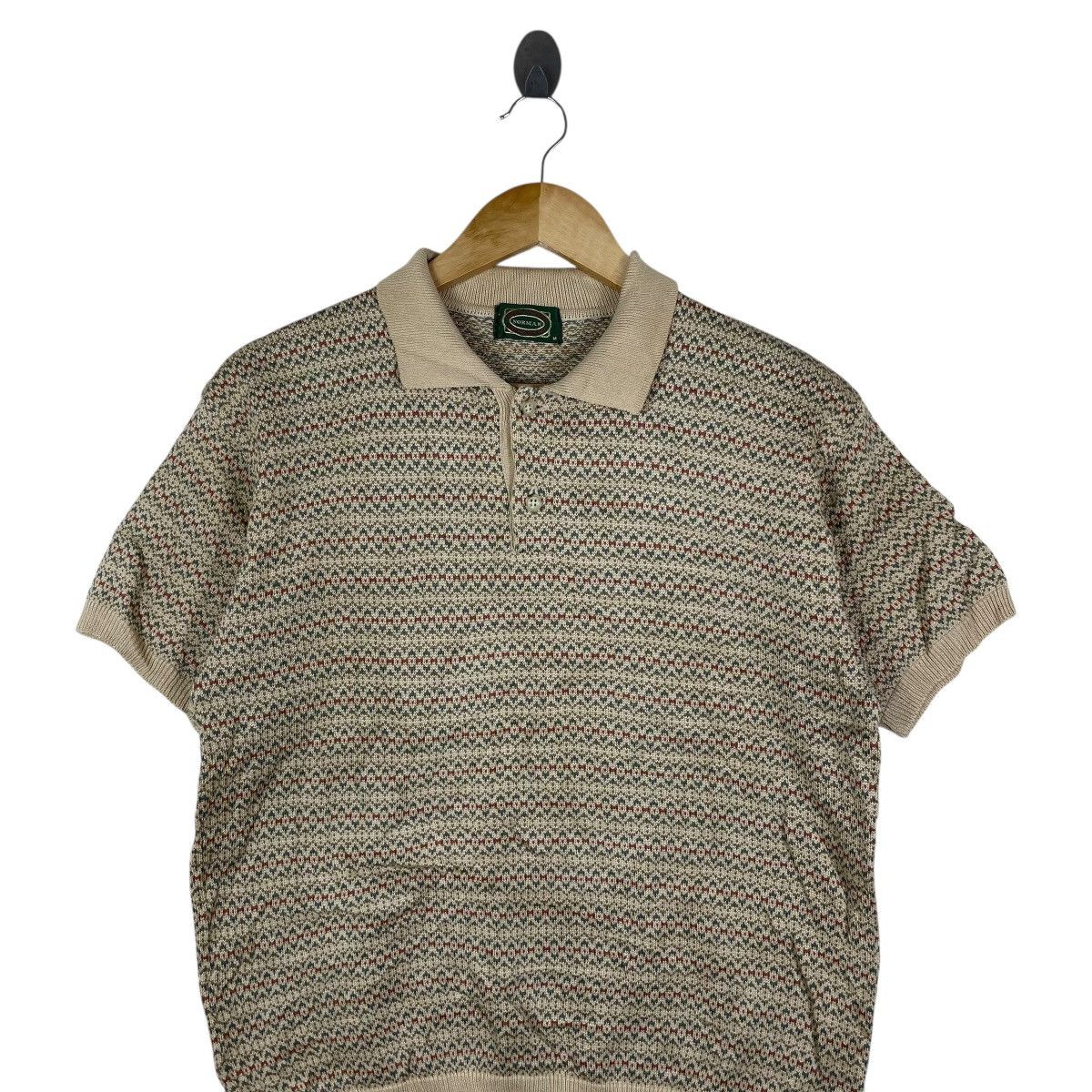 Vintage Vintage Norman Stripe Navajo Native Polo Jumper Size US M / EU 48-50 / 2 - 2 Thumbnail