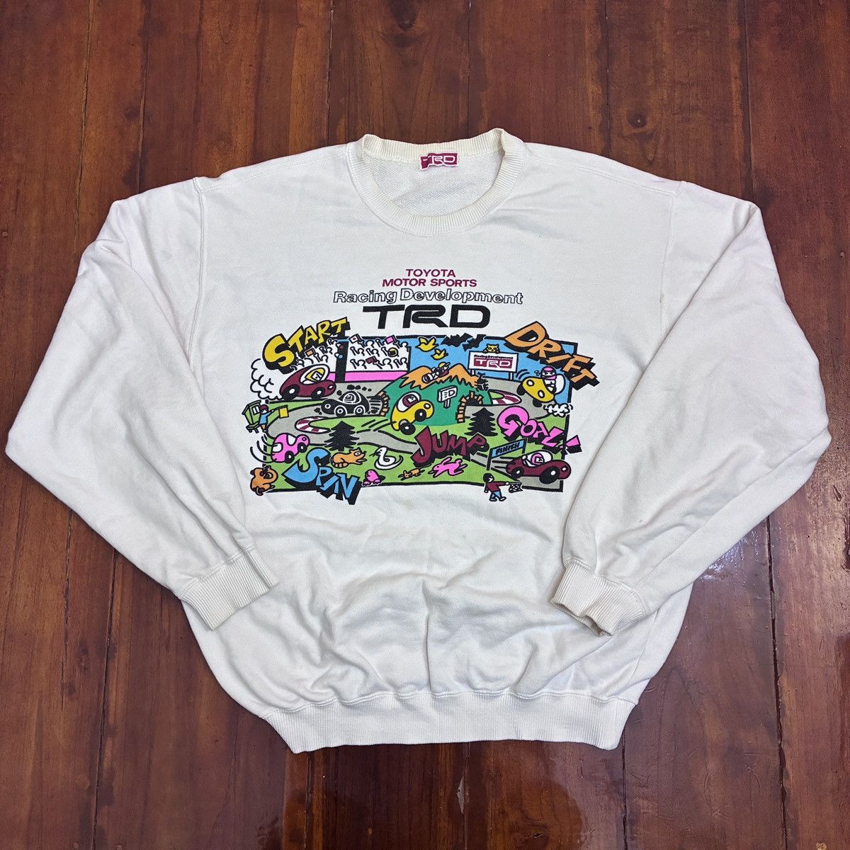 Japanese Brand Toyota Trd Racing Vintage Sweatshirt Size US L / EU 52-54 / 3 - 1 Thumbnail