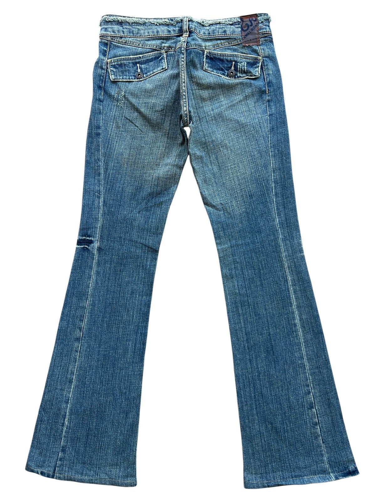 Japanese Brand Sweet Camel Lowrise Bootcut Flare Denim Jeans 30x32 Size 30" / US 8 / IT 44 - 3 Thumbnail
