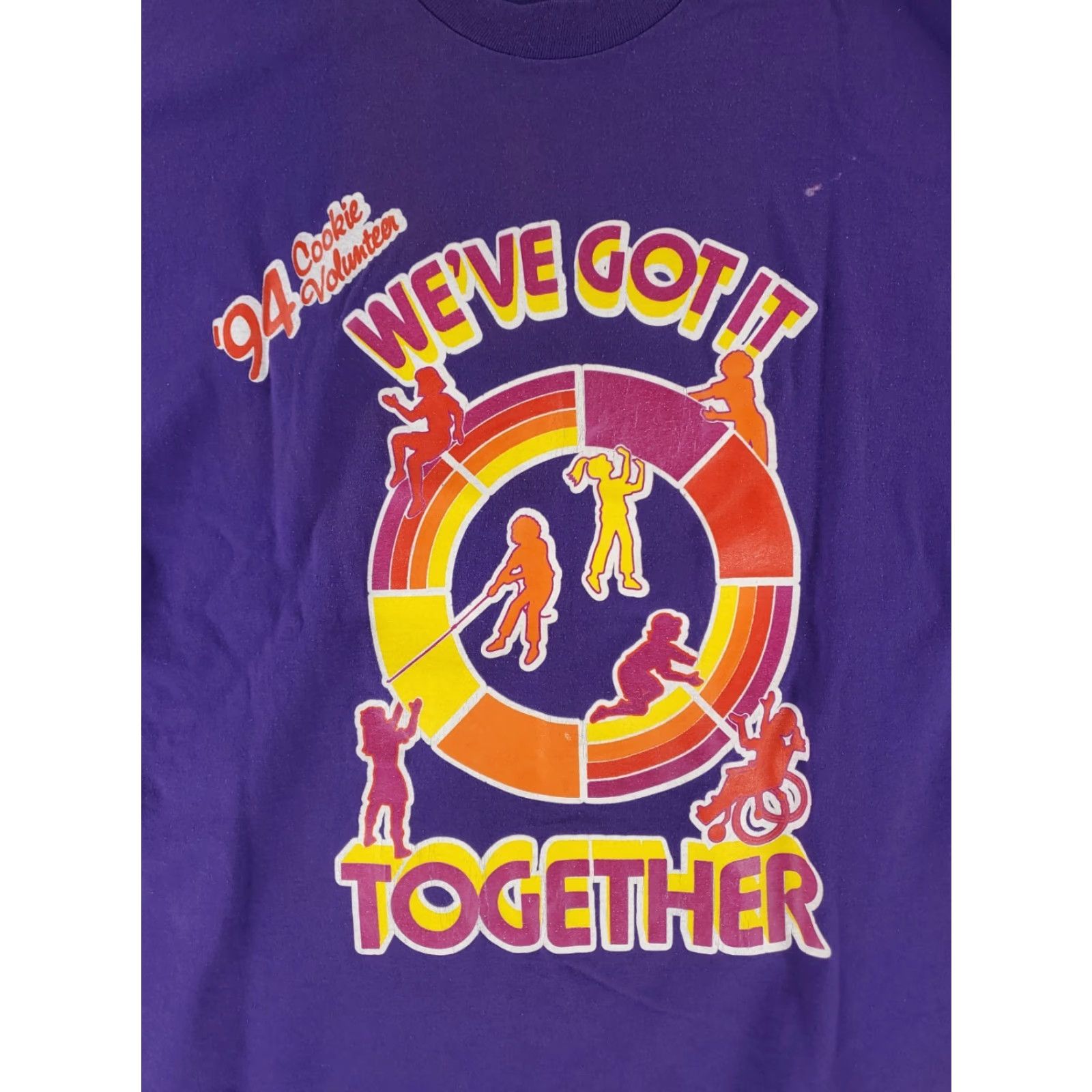 Vintage Girl Scouts T Shirt We've Got It Together Purple Womens XL Single Stitch Size XL / US 12-14 / IT 48-50 - 3 Thumbnail