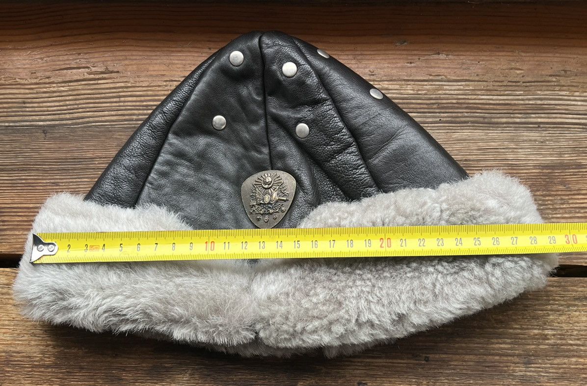 Japanese Brand OpiumBlack Y2K Mongolian hat Vintage Rap Fur hype Size ONE SIZE - 7 Thumbnail