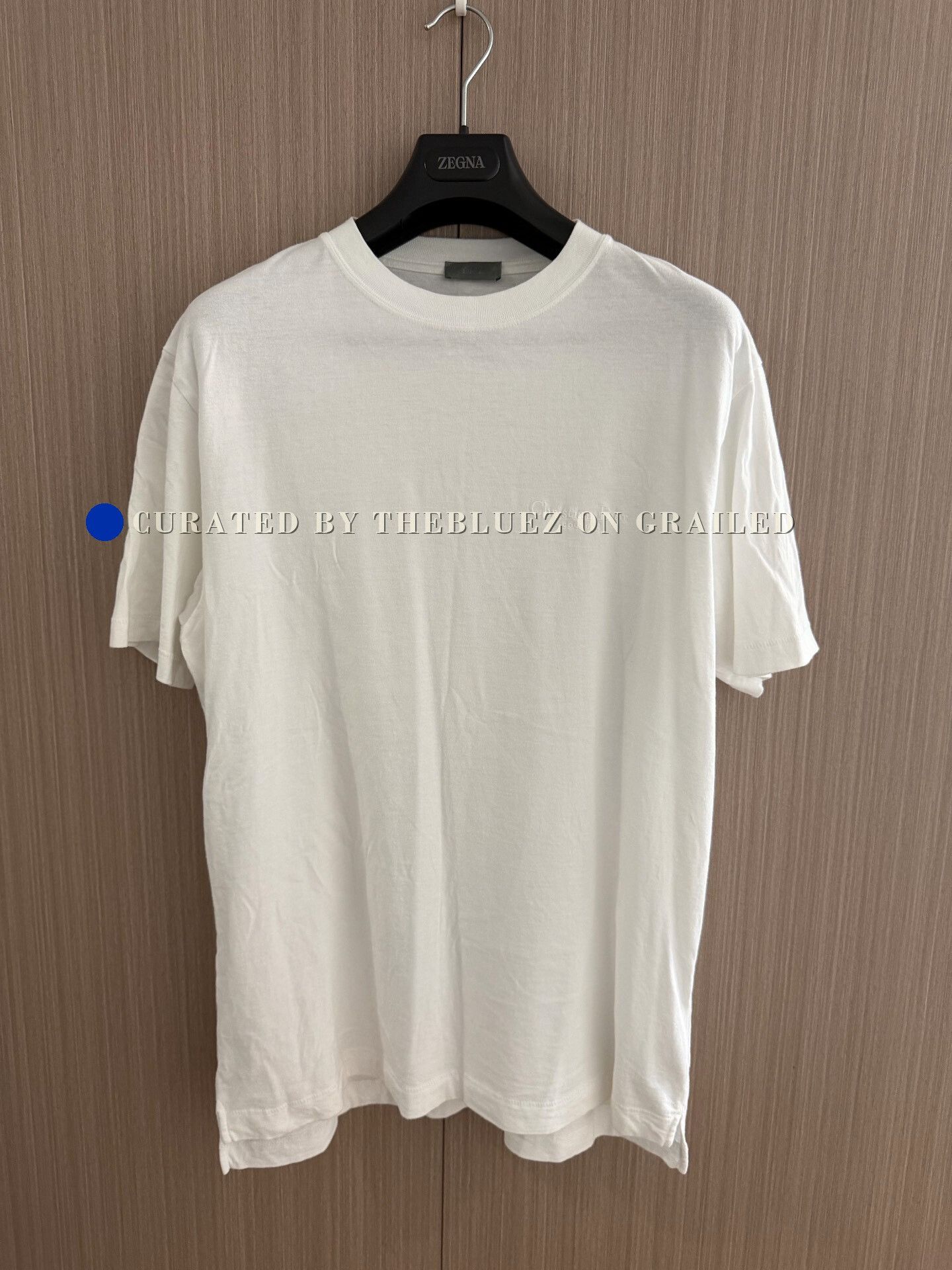 Dior Dior Chest Logo Embroidery White Crew Neck T-shirt Size US M / EU 48-50 / 2 - 1 Thumbnail