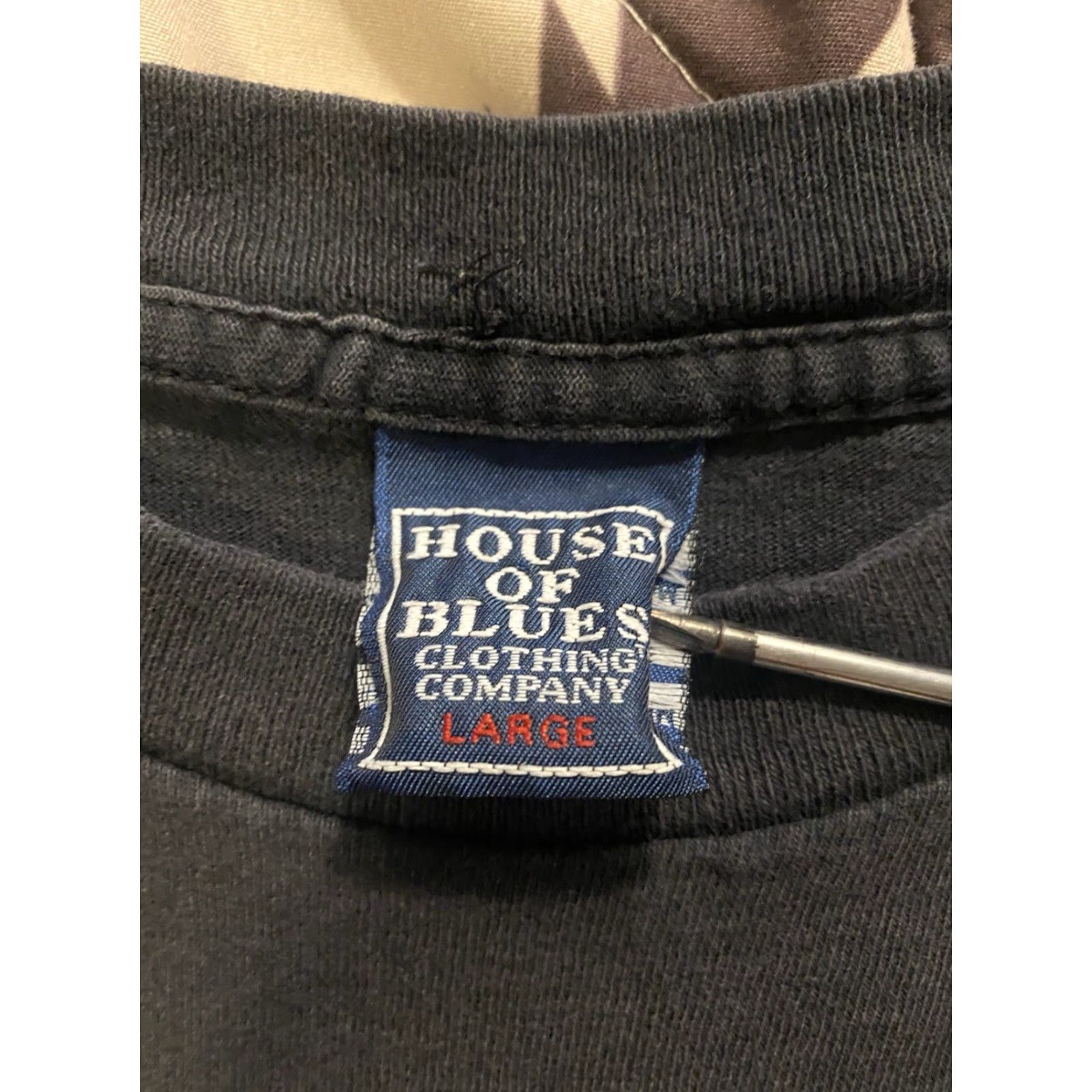 Vintage VINTAGE House of Blues T-Shirt 90s Blues Brothers Black Mens Large Short Sleeve Crew Neck Graphic Print Size US L / EU 52-54 / 3 - 5 Thumbnail