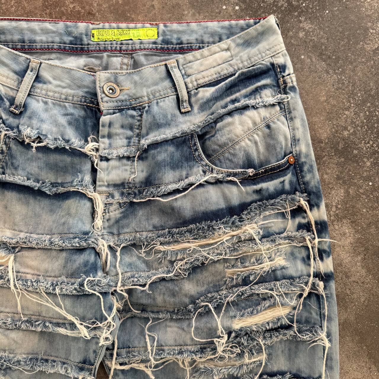 If Six Was Nine × Japanese Brand Opium Y2K Cipo & Baxx Unisex Distressed Jeans Size US 30 / EU 46 - 5 Thumbnail