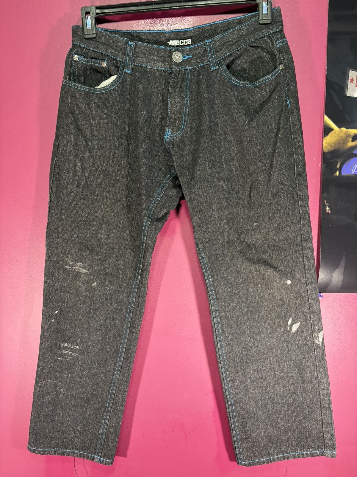 Mecca Vintage mecca paint splatter jeans Size US 31 - 2 Thumbnail