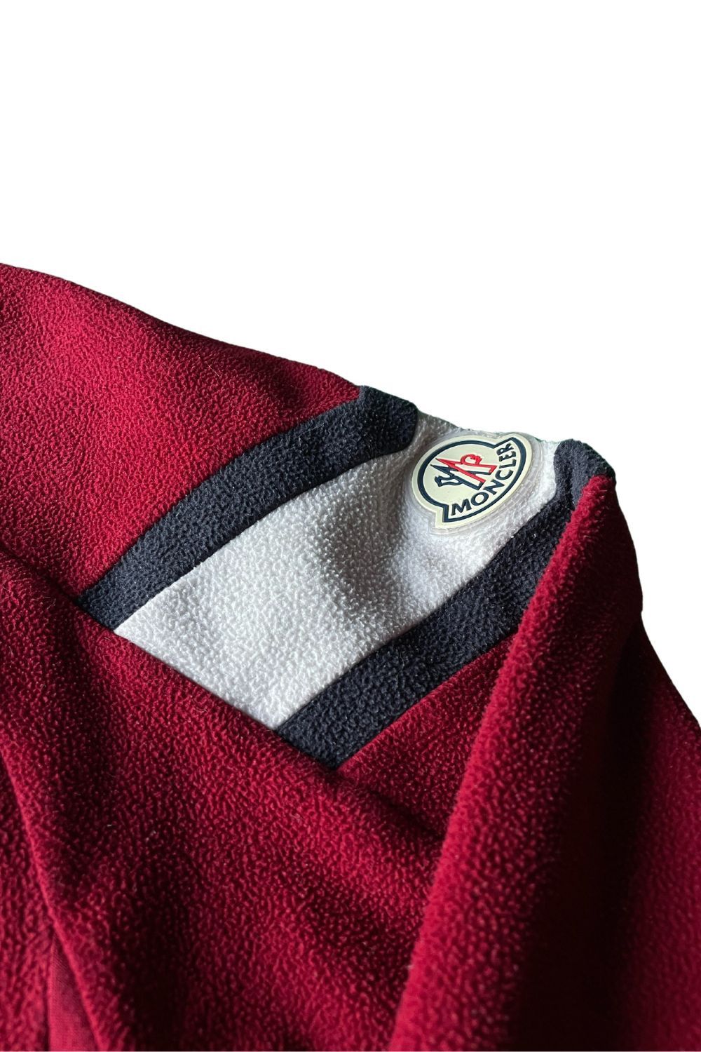 Moncler × Vintage Moncler Vintage Fleece Jacket Zip Red Size XL Size US XL / EU 56 / 4 - 7 Thumbnail