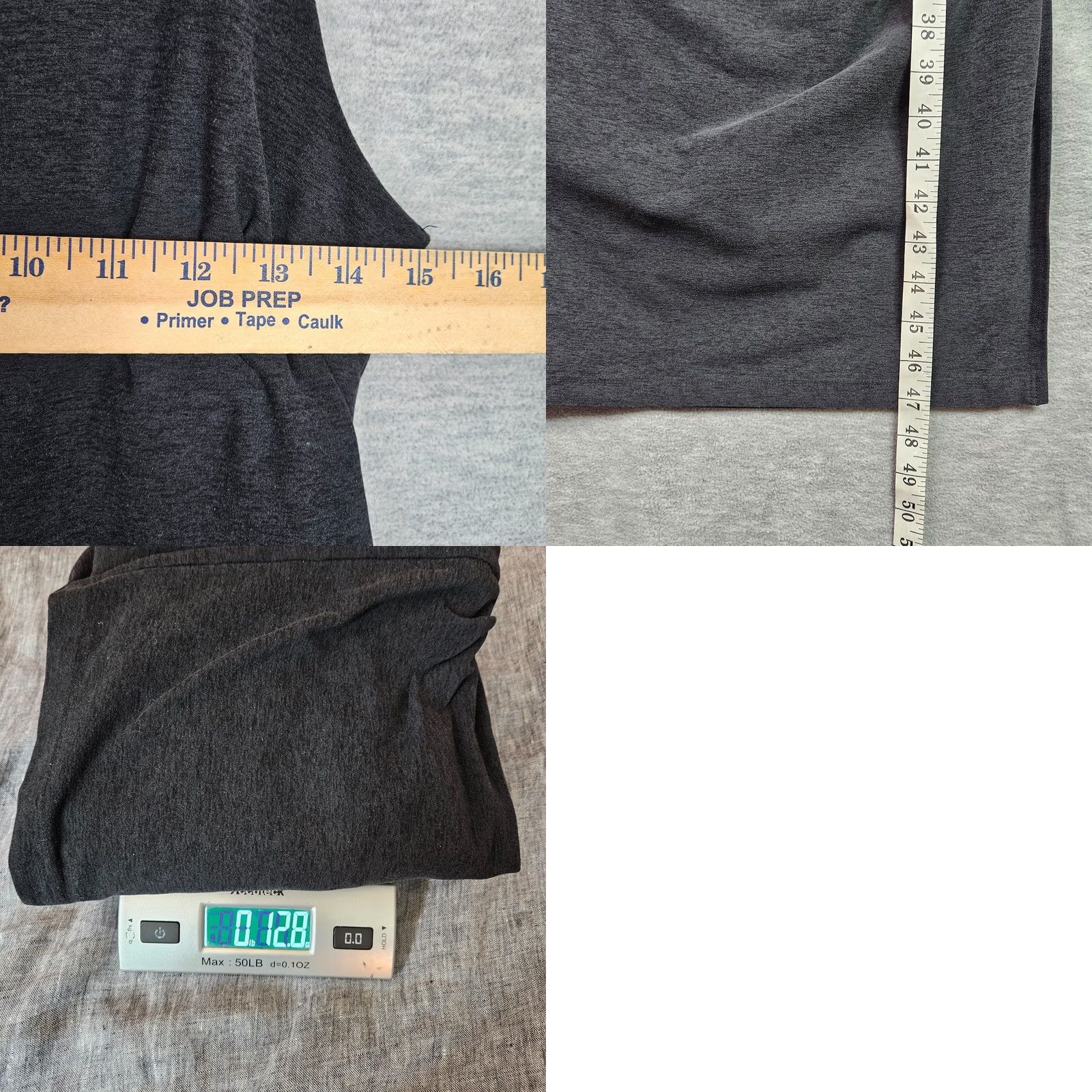 Vintage Beyond Yoga Maternity Tank Dress Gray Midi Bodycon Sleeveless Square Neck L Adult Womens - Size L / US 10 / IT 46 - 8 Thumbnail