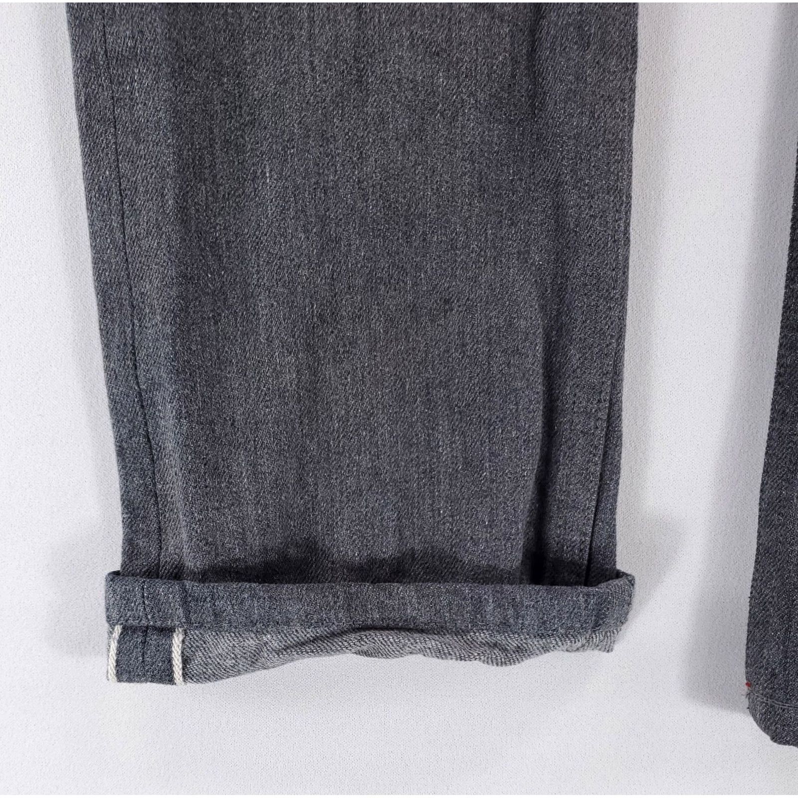 Gustin Gustin Jeans Skinny Raw Gray Mens 32 x 28 Inseam Gray Mens Skinny Selvedge Jeans Size US 32 / EU 48 - 3 Thumbnail