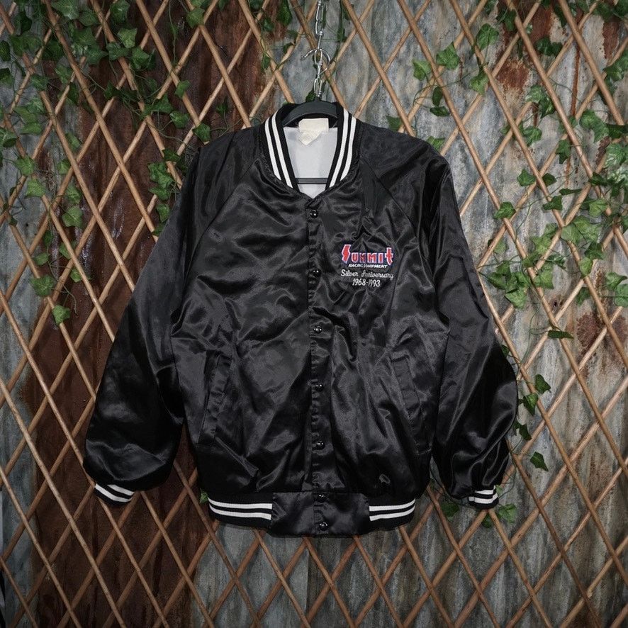 Summit Clothing Large - Vintage / Y2K Summit racing equipment bomber jacket Size US L / EU 52-54 / 3 - 2 Thumbnail