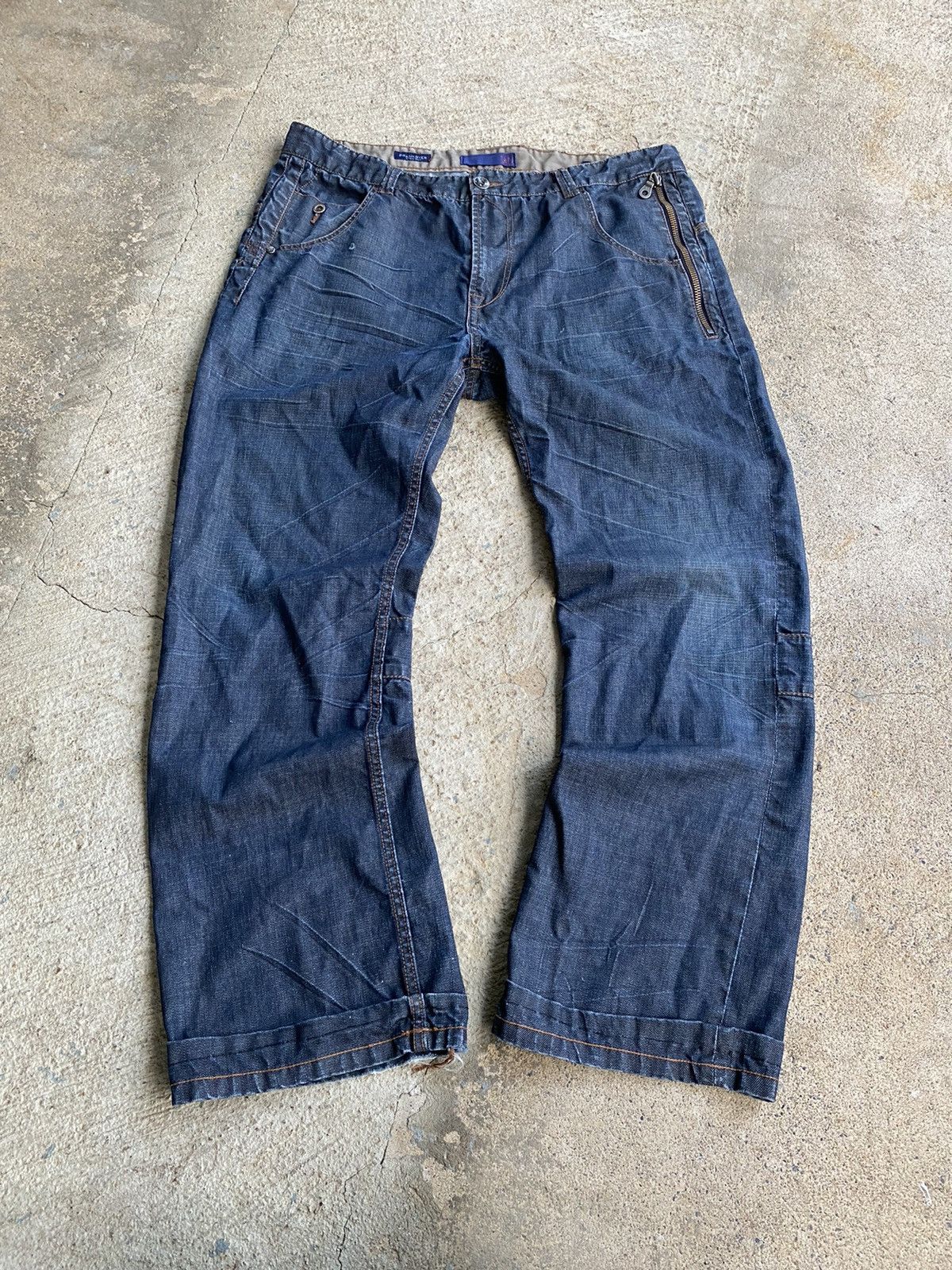 Japanese Brand × Southpole × Vintage Vintage Y2K SYN Baggy Afflicton Style Jeans Size US 40 / EU 56 - 8 Thumbnail