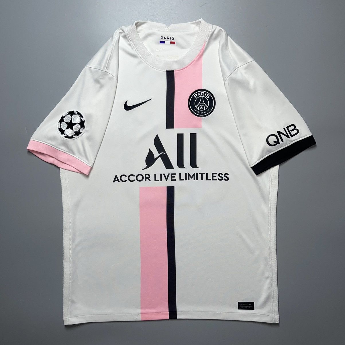 Nike PSG NIKE 2021/2022 FOOTBALL SOCCER AWAY JERSEY #30 MESSI Size US L / EU 52-54 / 3 - 2 Thumbnail