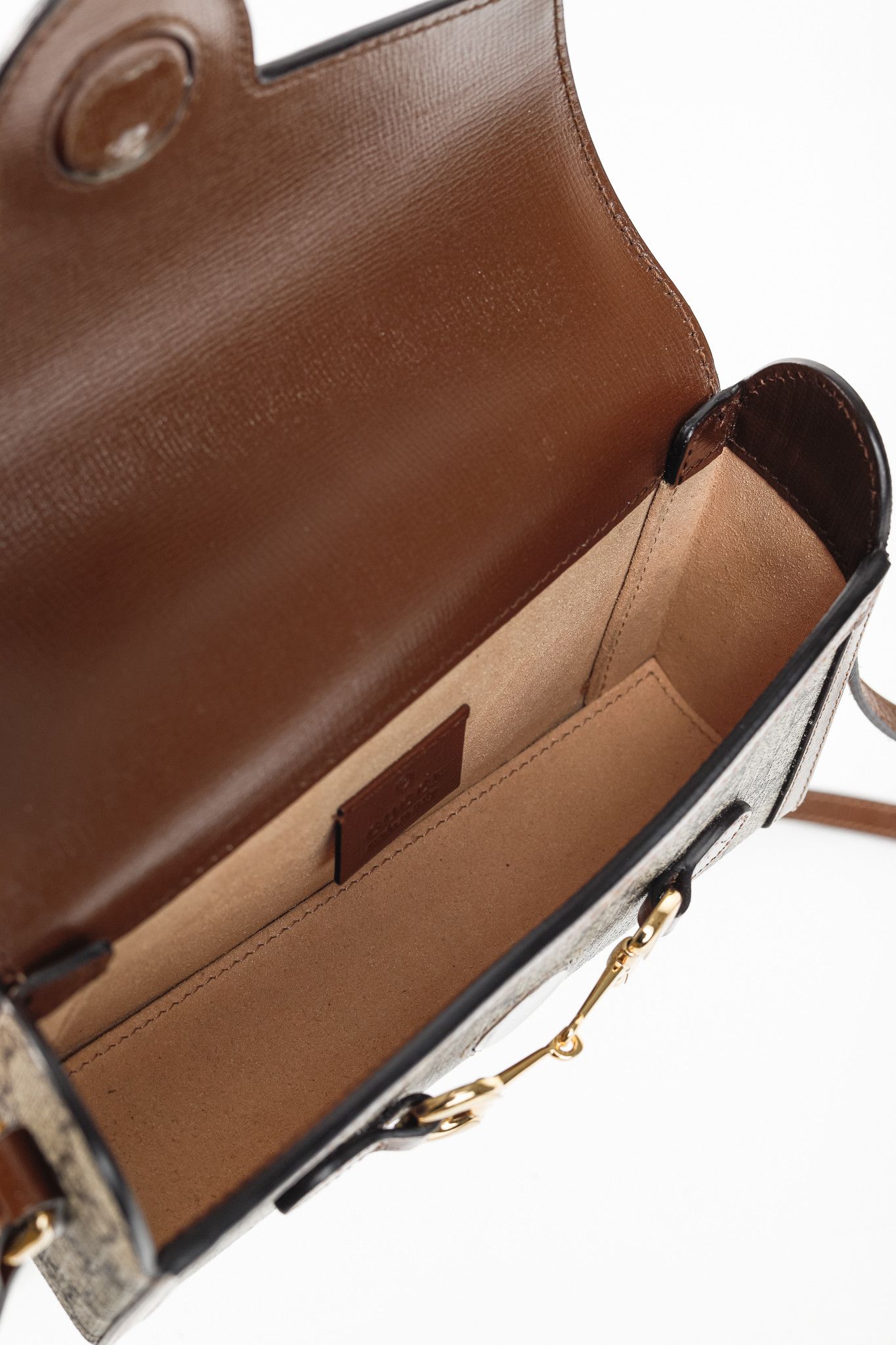 Gucci Gucci "Gucci Horsebit 1955" GG Supreme Mini Bag Size ONE SIZE - 10 Thumbnail