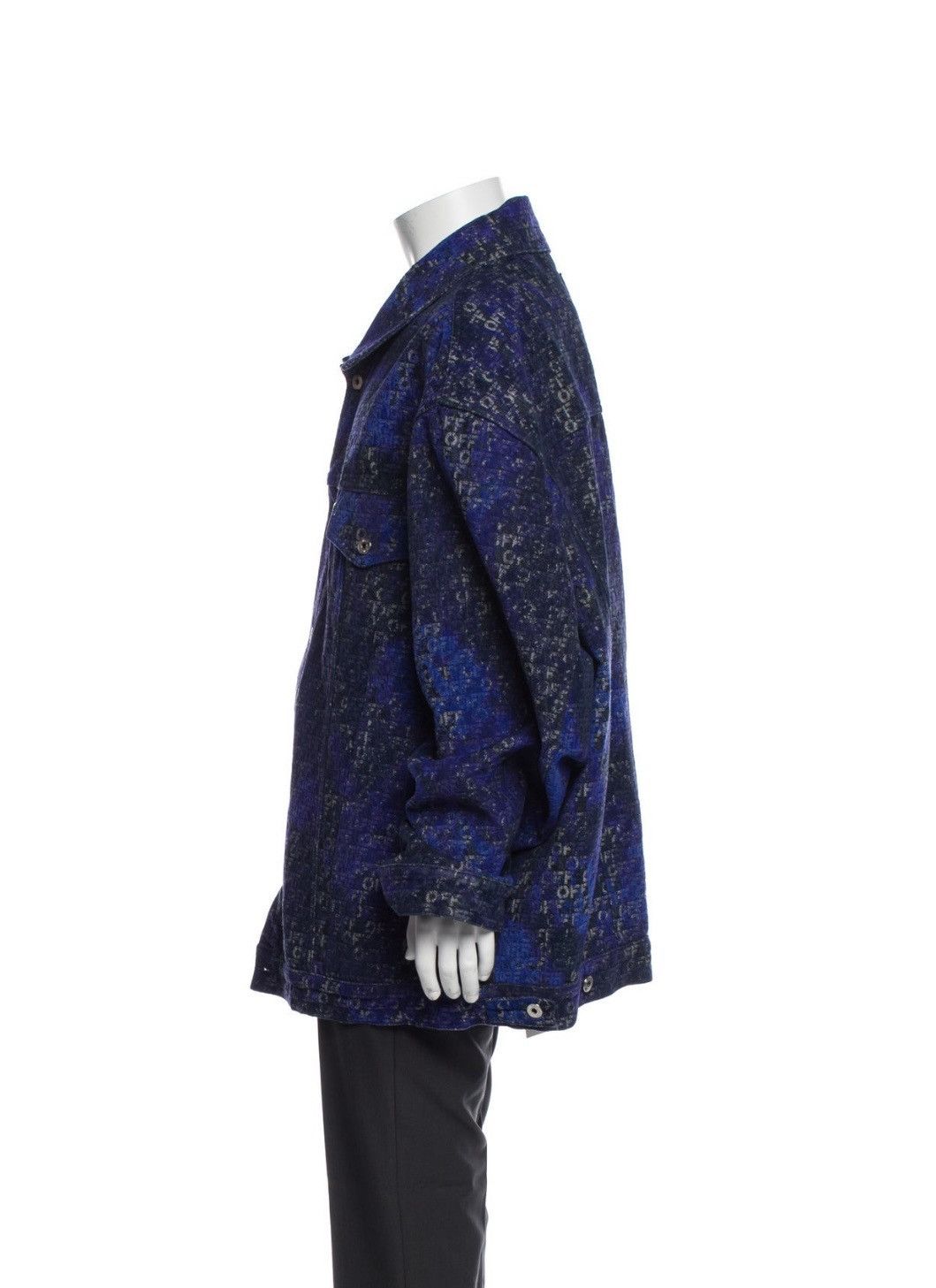 Off-White OFF-WHITE VELVET BUTTON DOWN JACKET Size US XL / EU 56 / 4 - 2 Thumbnail