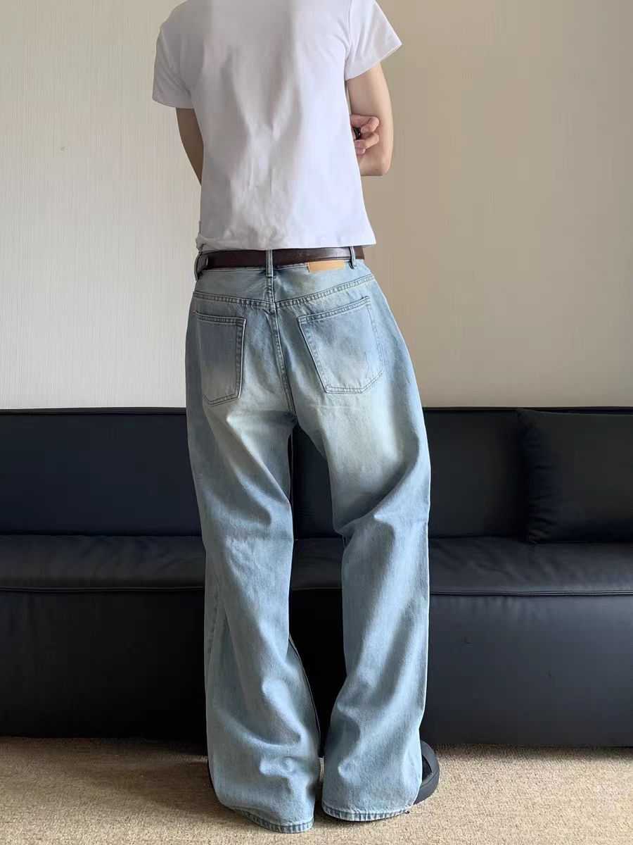 Japanese Brand × Vintage Vintage washed and distressed baggy straight leg jeans Size US 32 / EU 48 - 2 Thumbnail