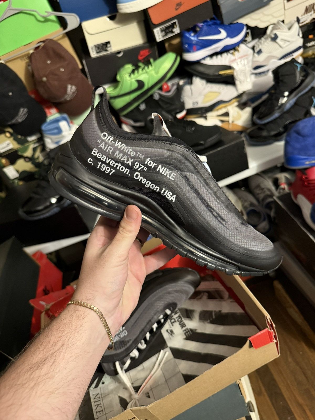 Nike × Off-White Njke off white airmax 97 sz 9.5 Size US 9.5 / EU 42-43 - 9 Thumbnail