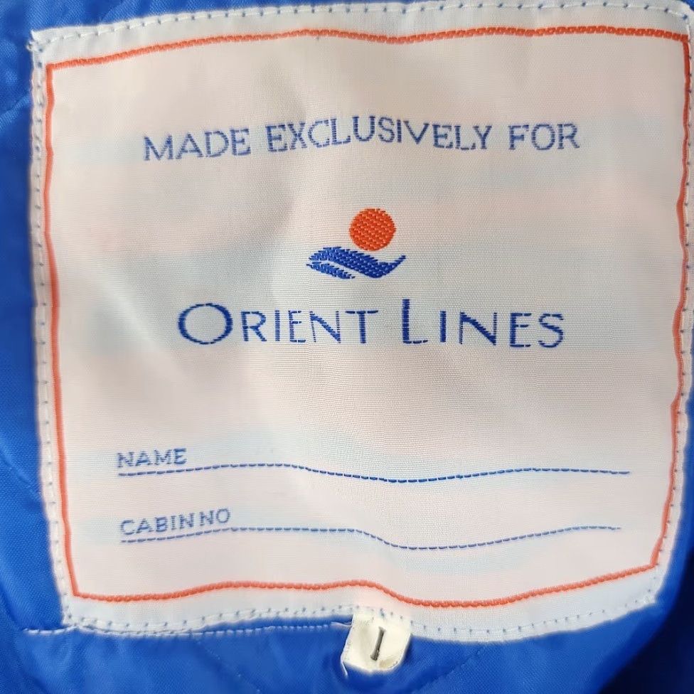 Vintage VINTAGE Orient Lines Marco Polo Antarctica Parka Jacket Mens Size L Red Hooded Zip Nylon Perca No? Size US L / EU 52-54 / 3 - 7 Thumbnail