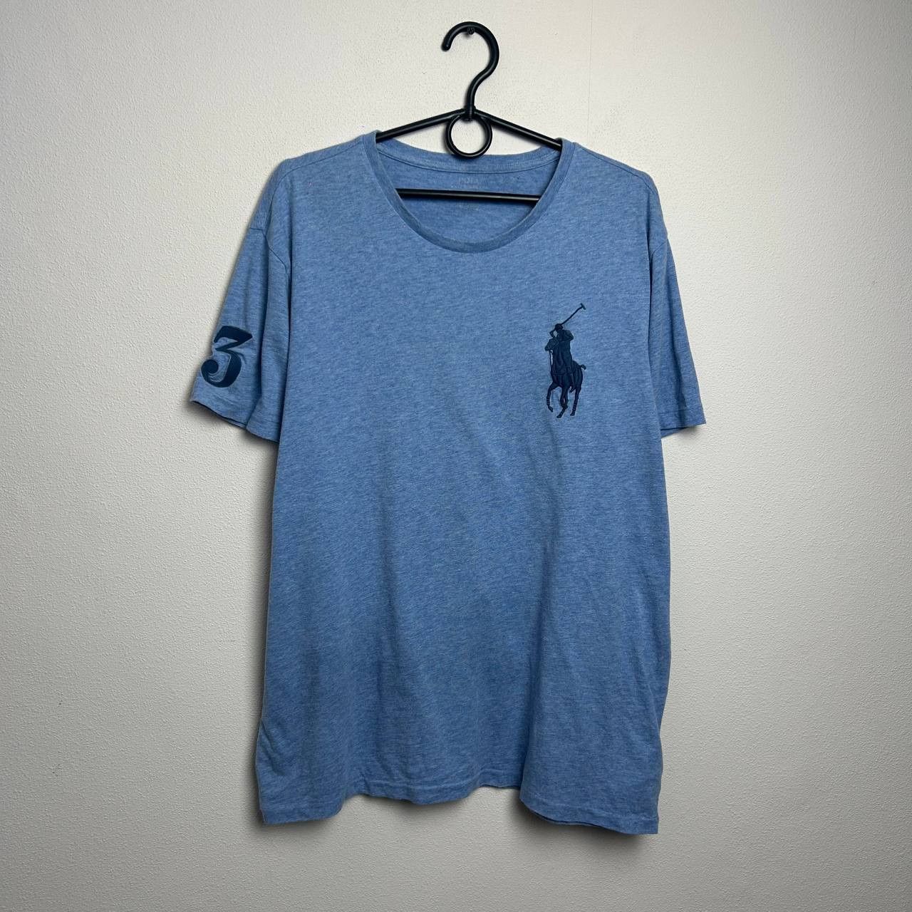 Polo Ralph Lauren Mens Polo Ralph Lauren big pony number 3 logo tee Size US L / EU 52-54 / 3 - 1 Thumbnail