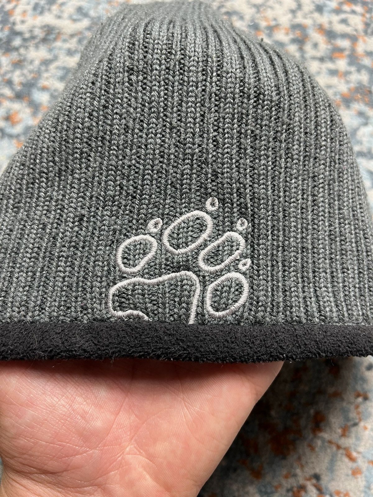Jack Wolfskin × Vintage Vintage y2k Jack Wolfskin ribbed beanie gorpcore Size ONE SIZE - 2 Thumbnail