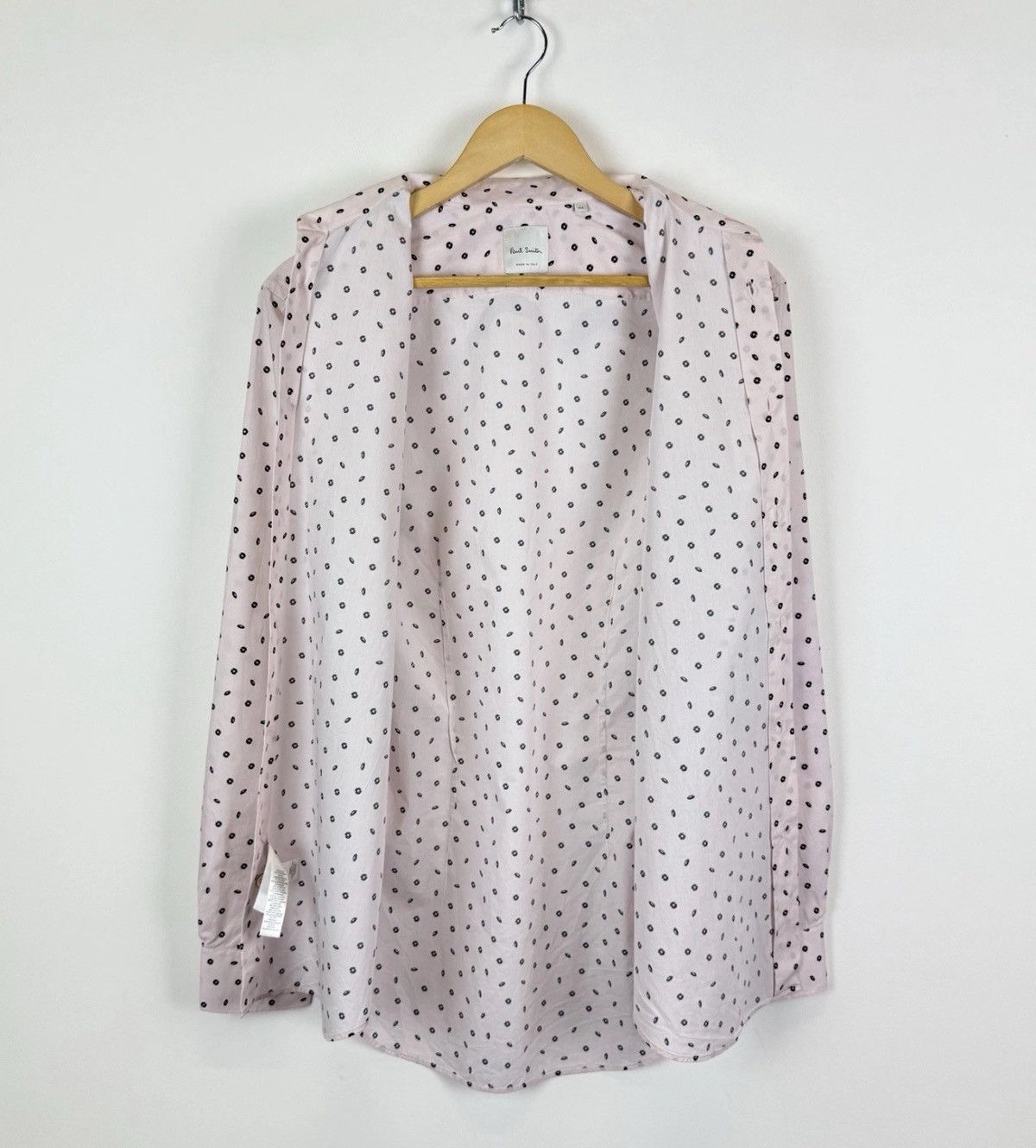 Paul Smith Paul Smith Dress Shirt Long Sleeve Size 15.5 Pink Polka Dot Size US M / EU 48-50 / 2 - 4 Thumbnail