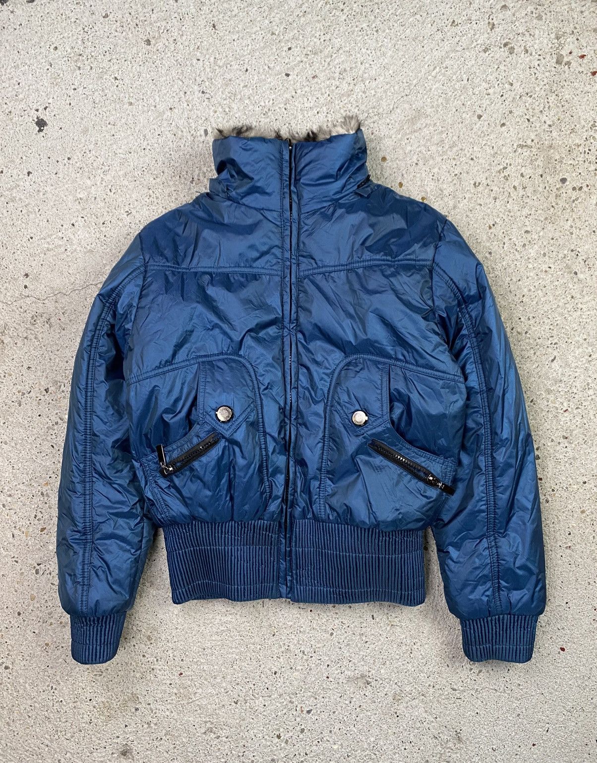 Japanese Brand Japan style bomber jacket faux fur hood vintage y2k Size S / US 4 / IT 40 - 5 Thumbnail
