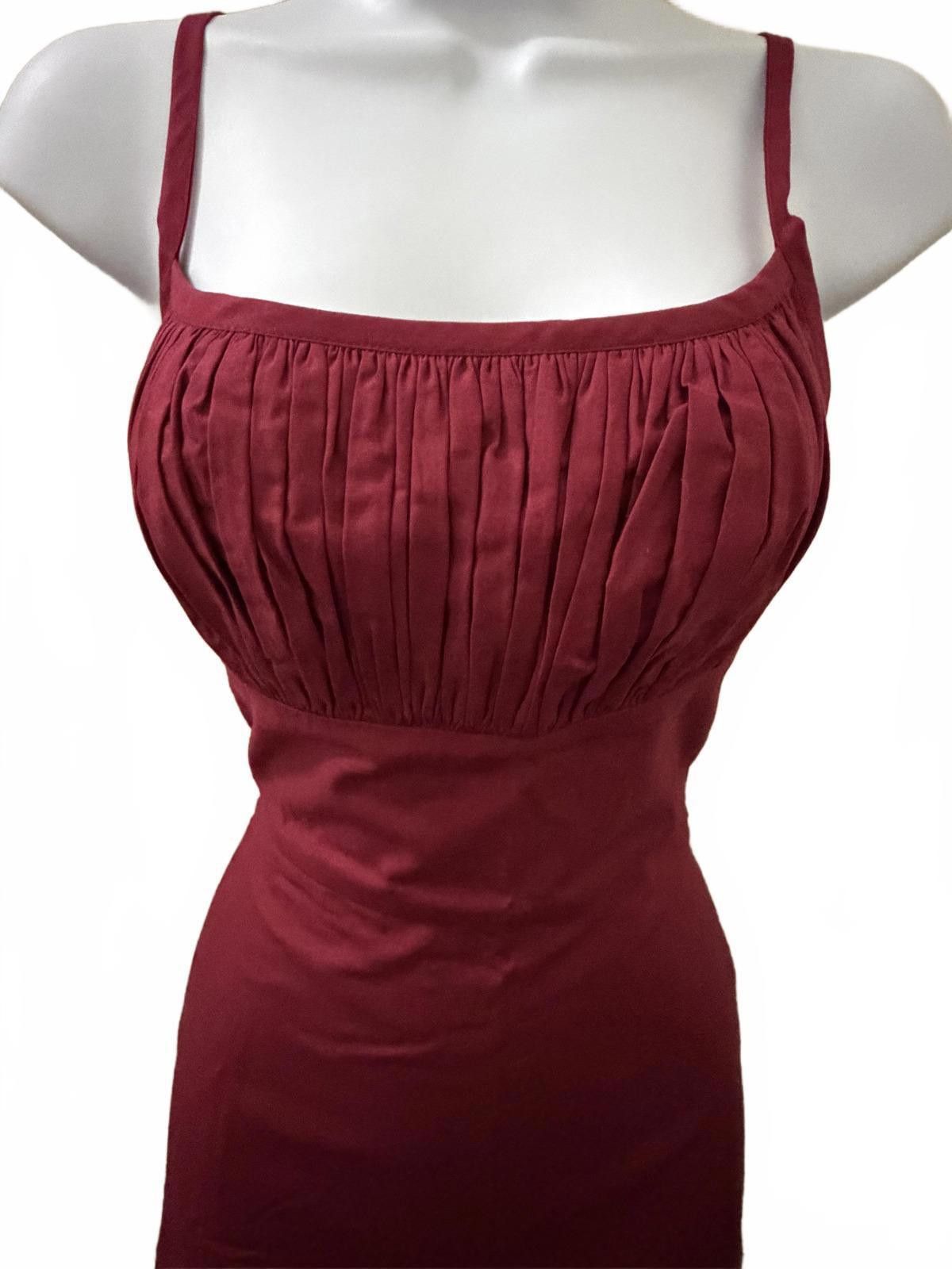Other HEARTS & FOUND Bettie Dress in Burgundy (SMALL) Size S / US 4 / IT 40 - 4 Thumbnail