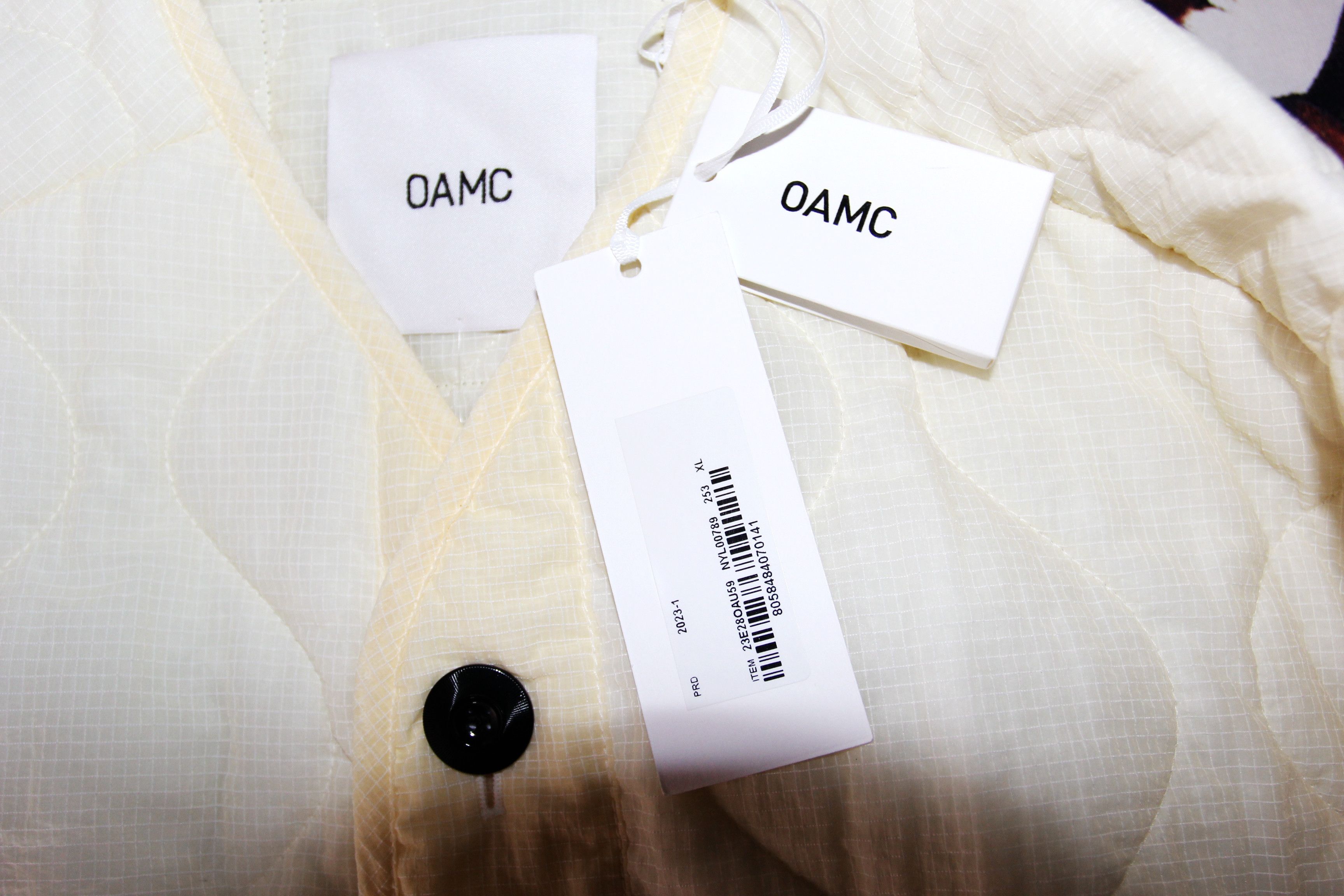 OAMC BNWT SS23 OAMC OFF-WHITE QUILTED JACKET XL Size US XL / EU 56 / 4 - 8 Thumbnail