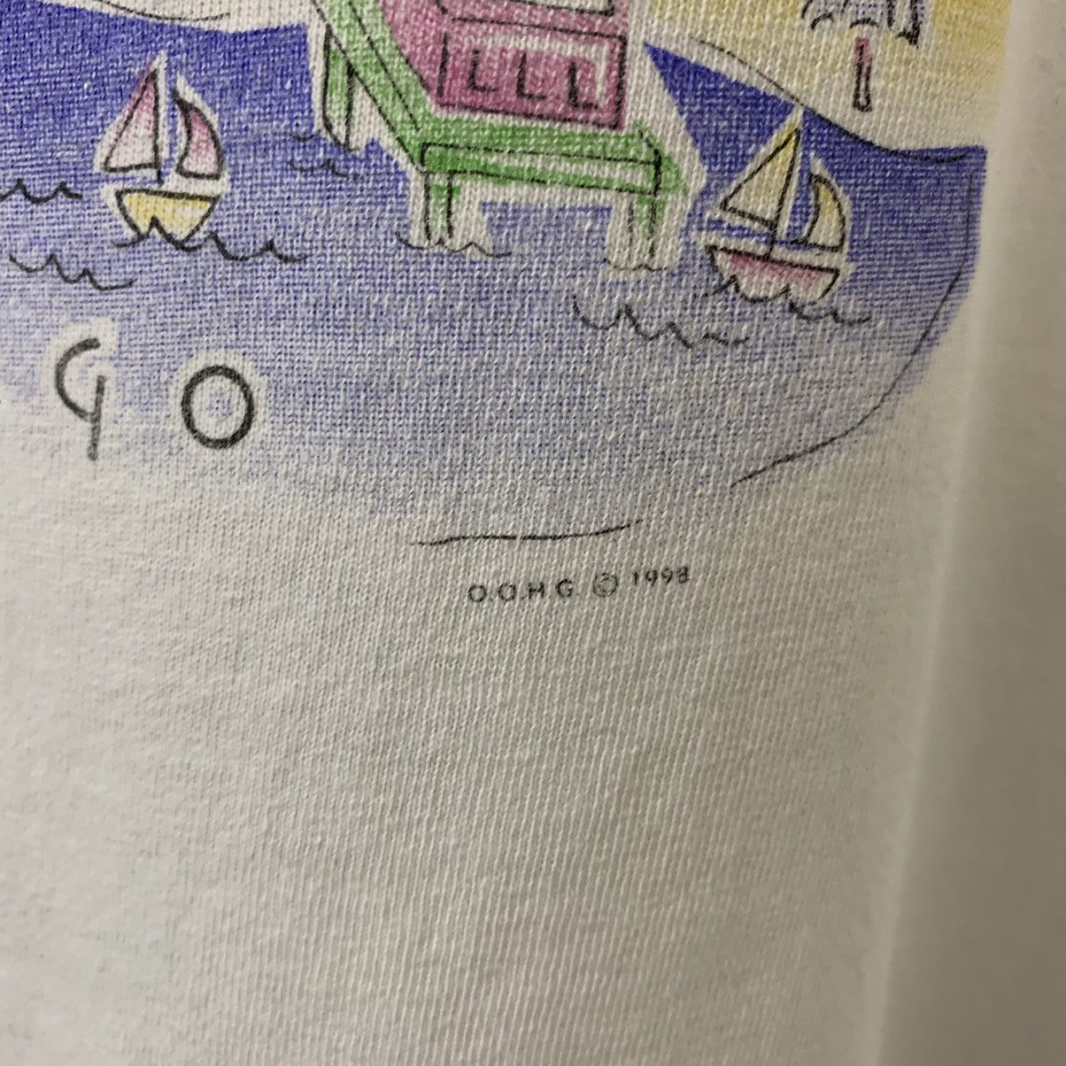 Vintage VTG ART CHICAGO CITY Size US L / EU 52-54 / 3 - 3 Thumbnail