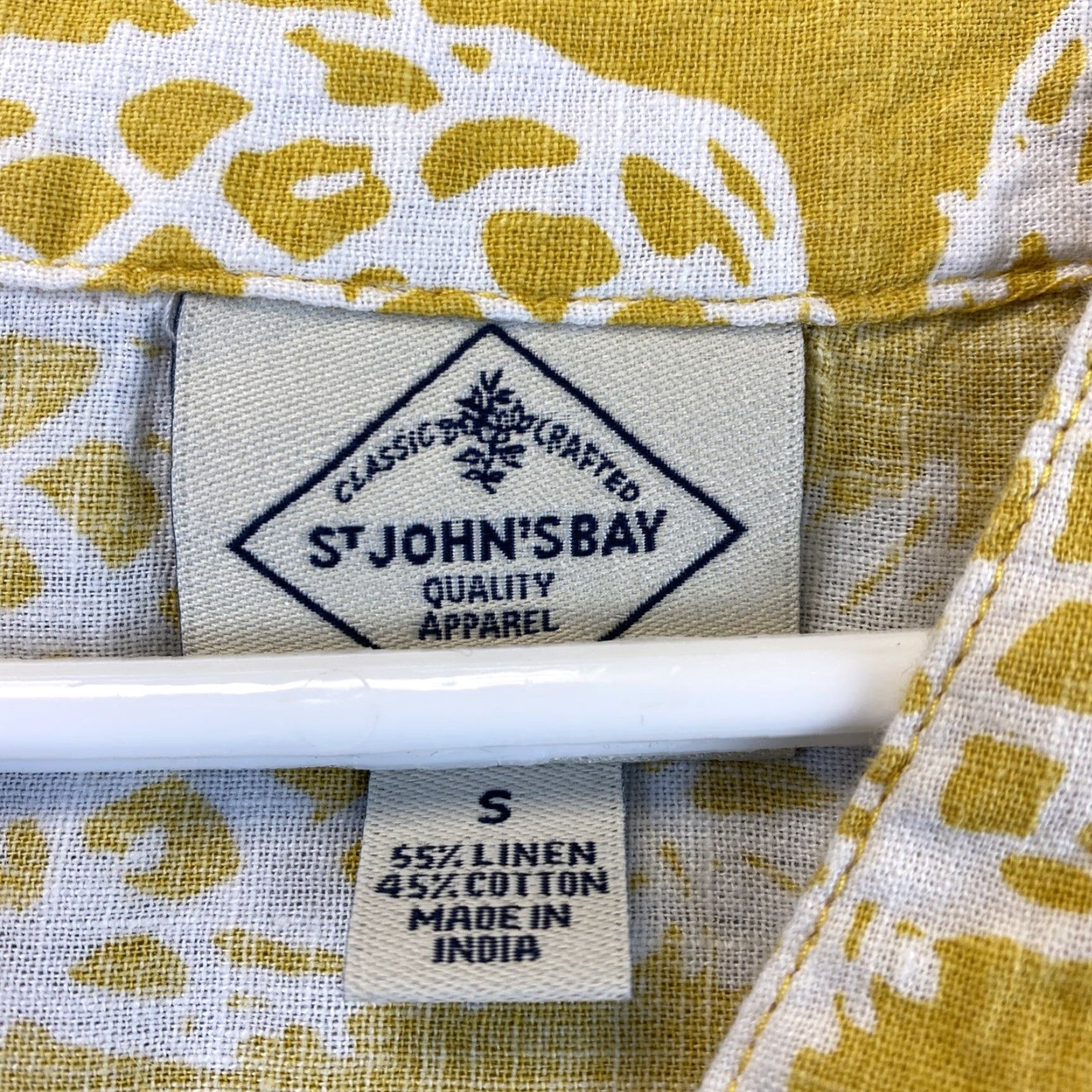 Vintage St. John's Bay Bohemian Blouse Light Yellow Women's Size S / 65-2 Size S / US 4 / IT 40 - 4 Thumbnail