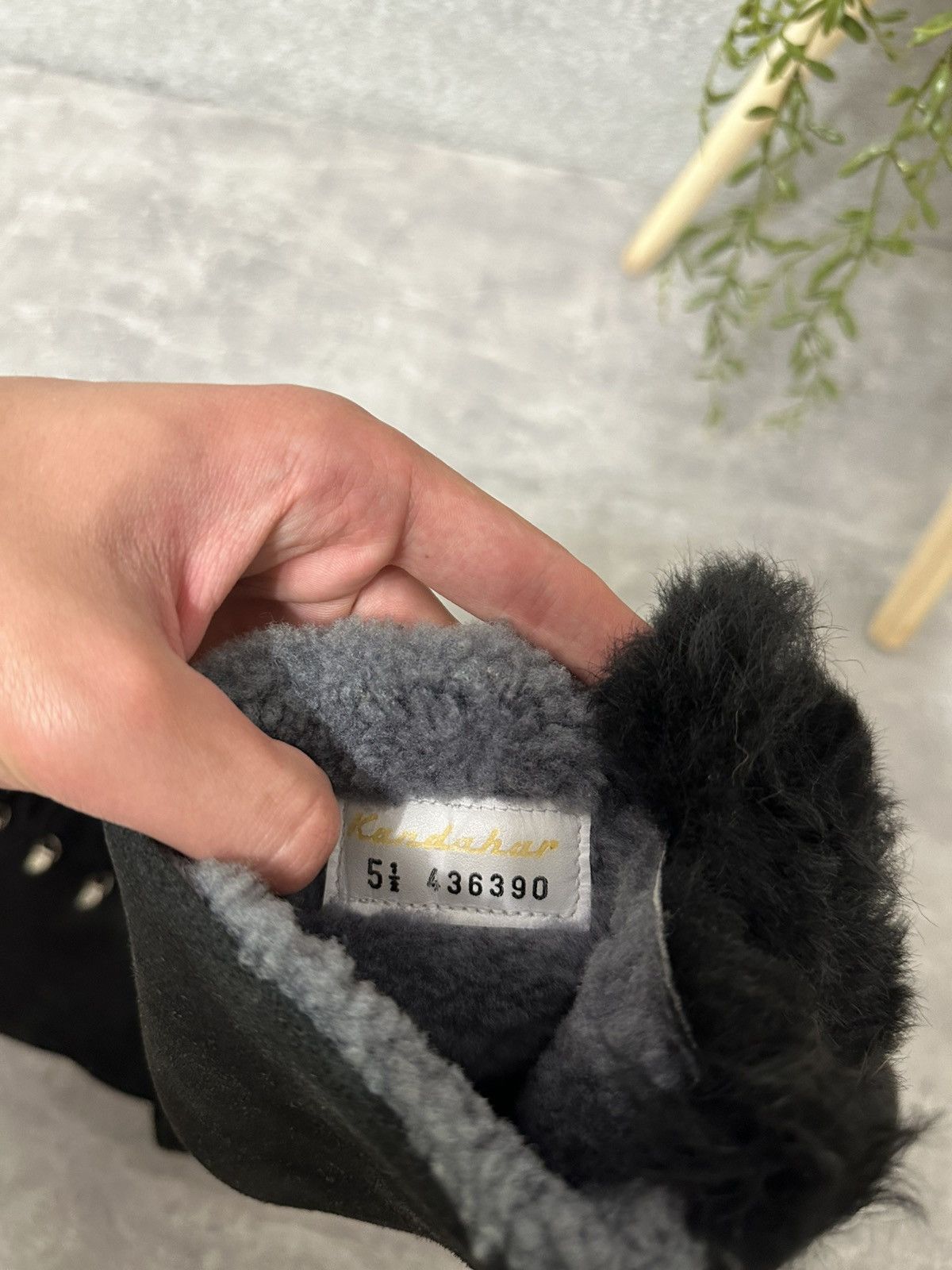 Other Y2K Kandahar Suede Fur Boots | Black Lace-Up Size US 7.5 / IT 37.5 - 11 Thumbnail