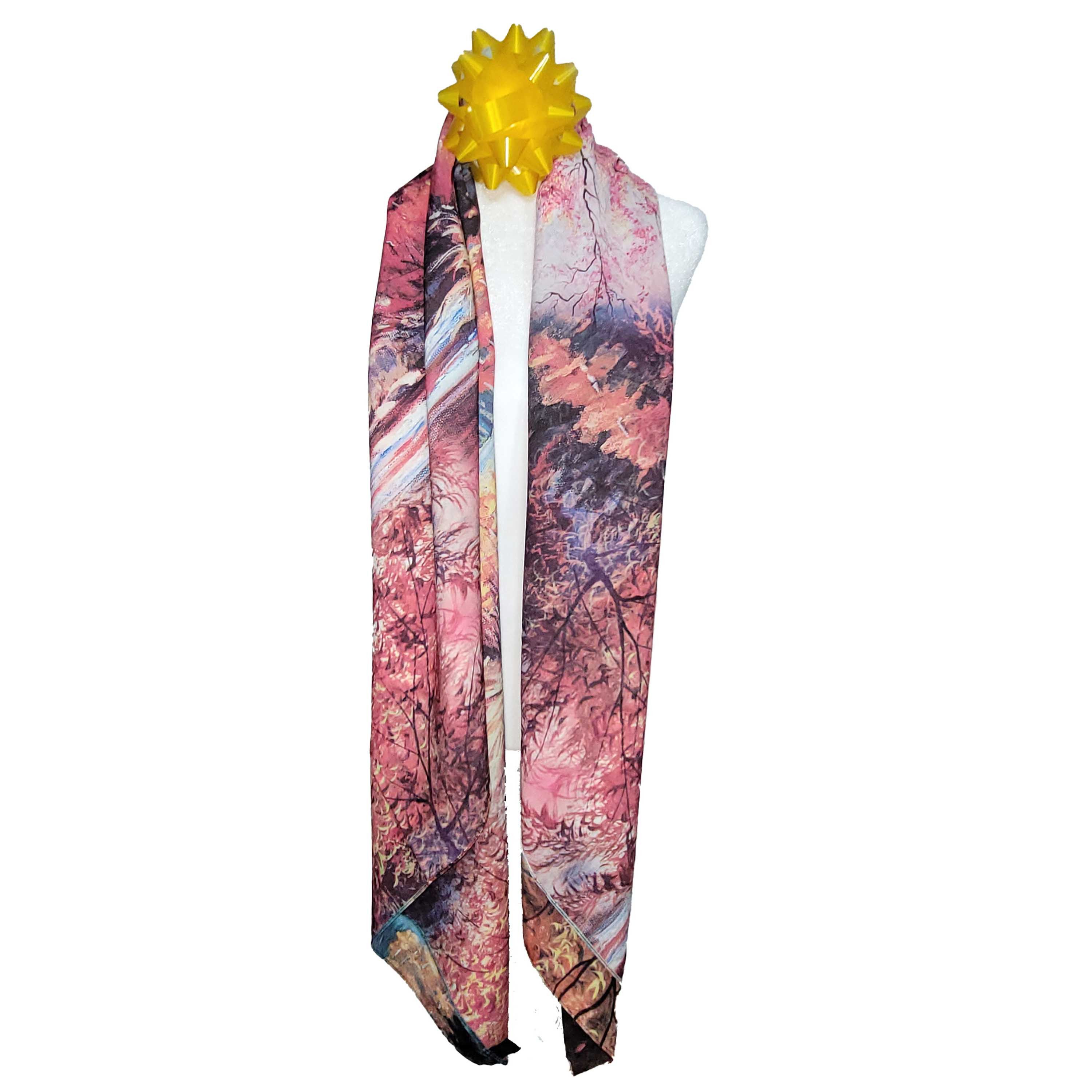 Other NWT Double-Sided Silk Scarf 52"x52" Large Square Wrap 3411 Size ONE SIZE - 2 Thumbnail